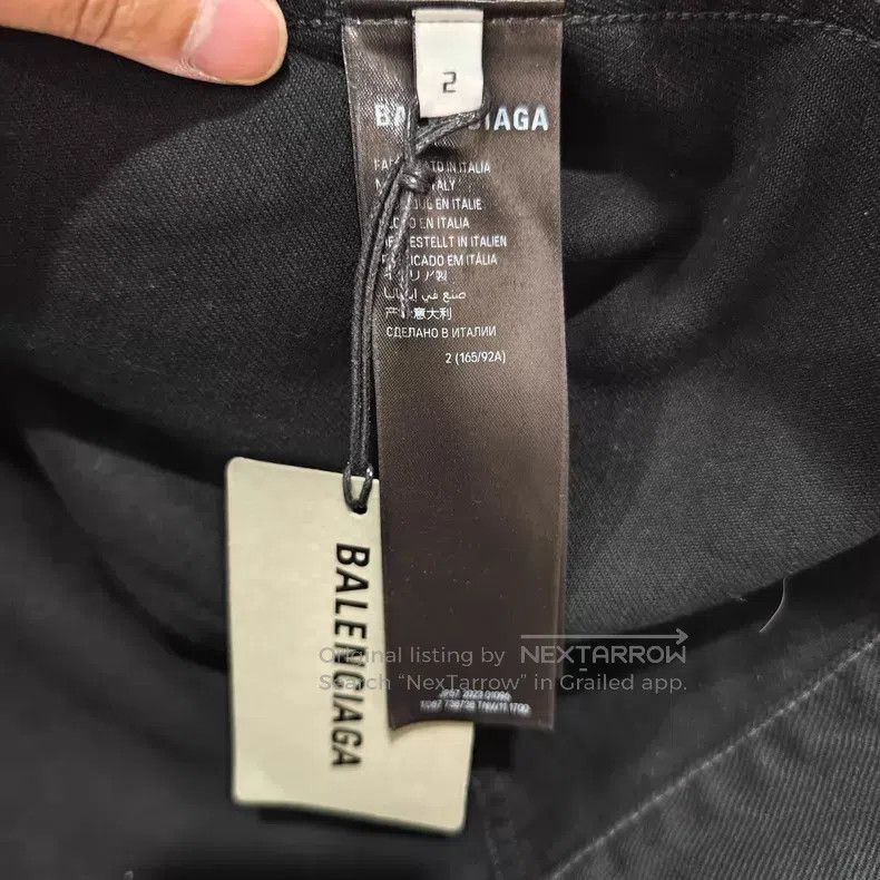 Balenciaga Balenciaga Tape Duct Tape Masking Paper Logo Printed Denim Size US M / EU 48-50 / 2 - 8 Thumbnail