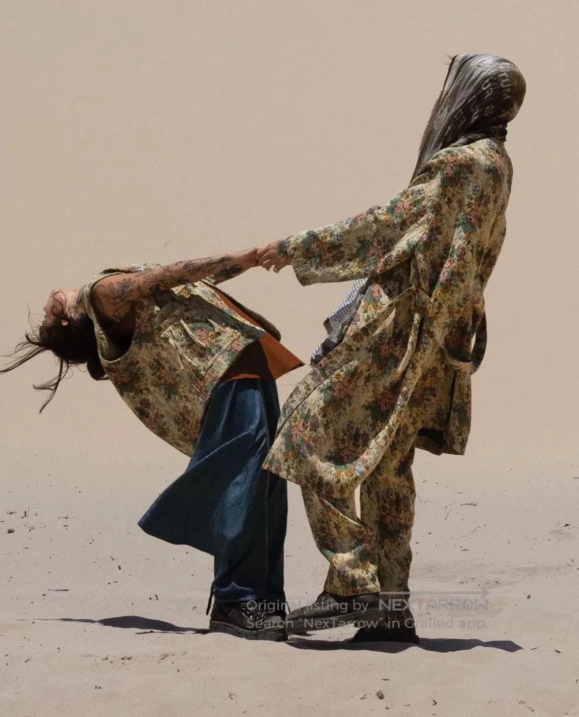 Song For The Mute SFTM 24.1 The Dreamers Floral Fringe Jacket. Size L / US 10 / IT 46 - 8 Thumbnail