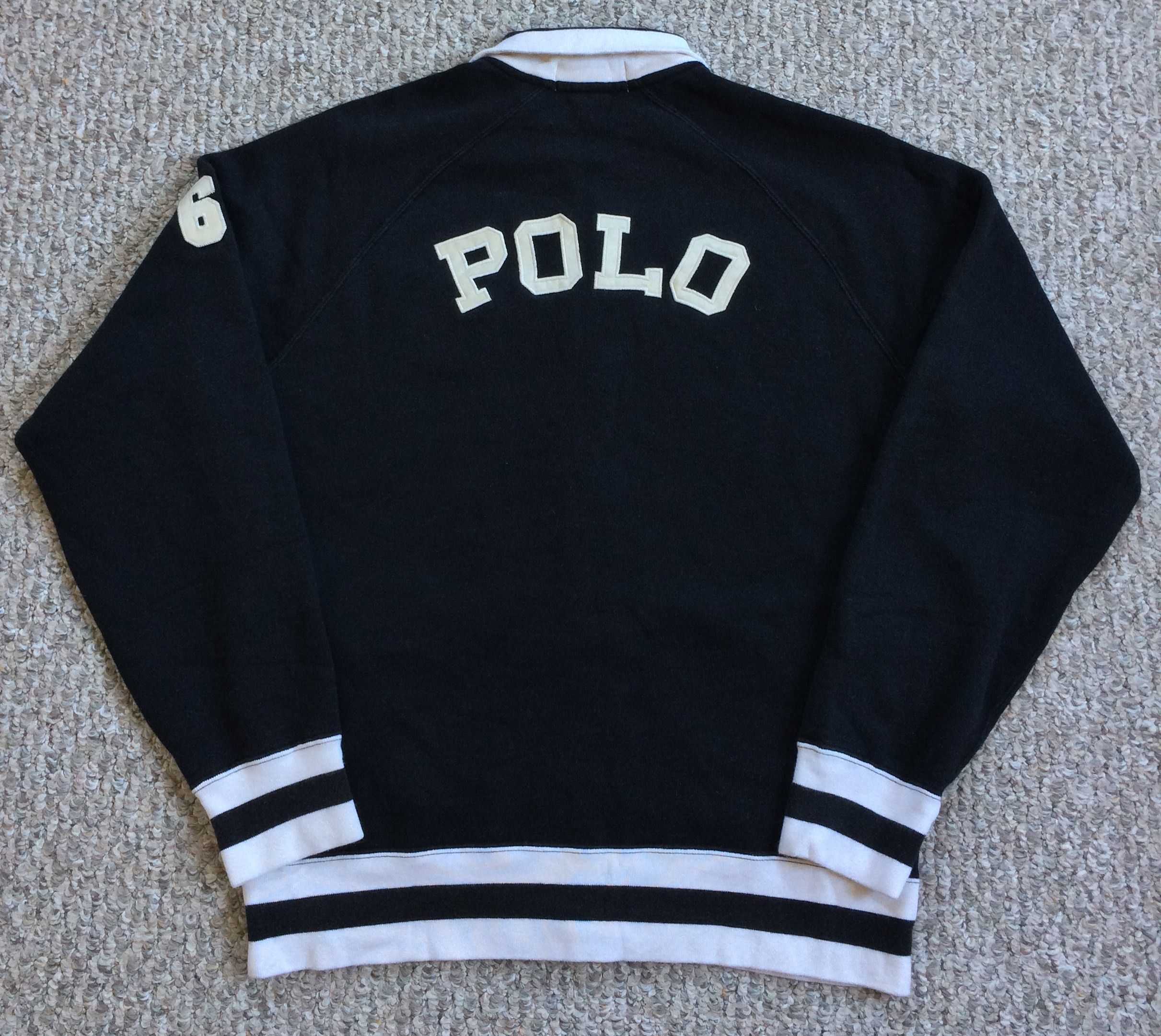 Polo Ralph Lauren 90s Polo Sport Tiger Head Varsity Jacket Size US M / EU 48-50 / 2 - 6 Thumbnail