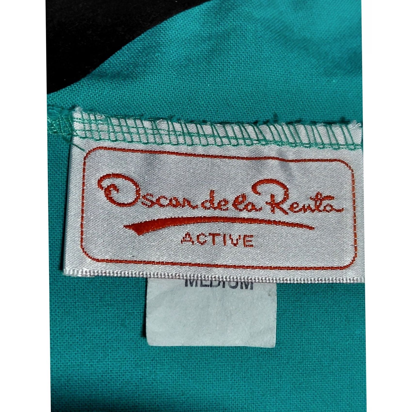 Oscar De La Renta Oscar de la Renta ACTIVE Colorblock Jacket Green Blue Jacket M Women Regular Lightweight Zip Cotton Windbreaker Casual USA 90s? Size M / US 6-8 / IT 42-44 - 4 Thumbnail