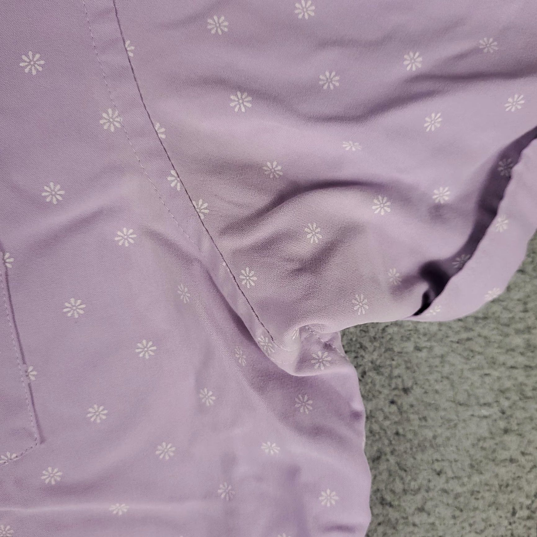Ted Baker Ted Baker Shirt Mens Large Purple Short Sleeve Button Up Modal Polyester Floral Size US XL / EU 56 / 4 - 4 Thumbnail