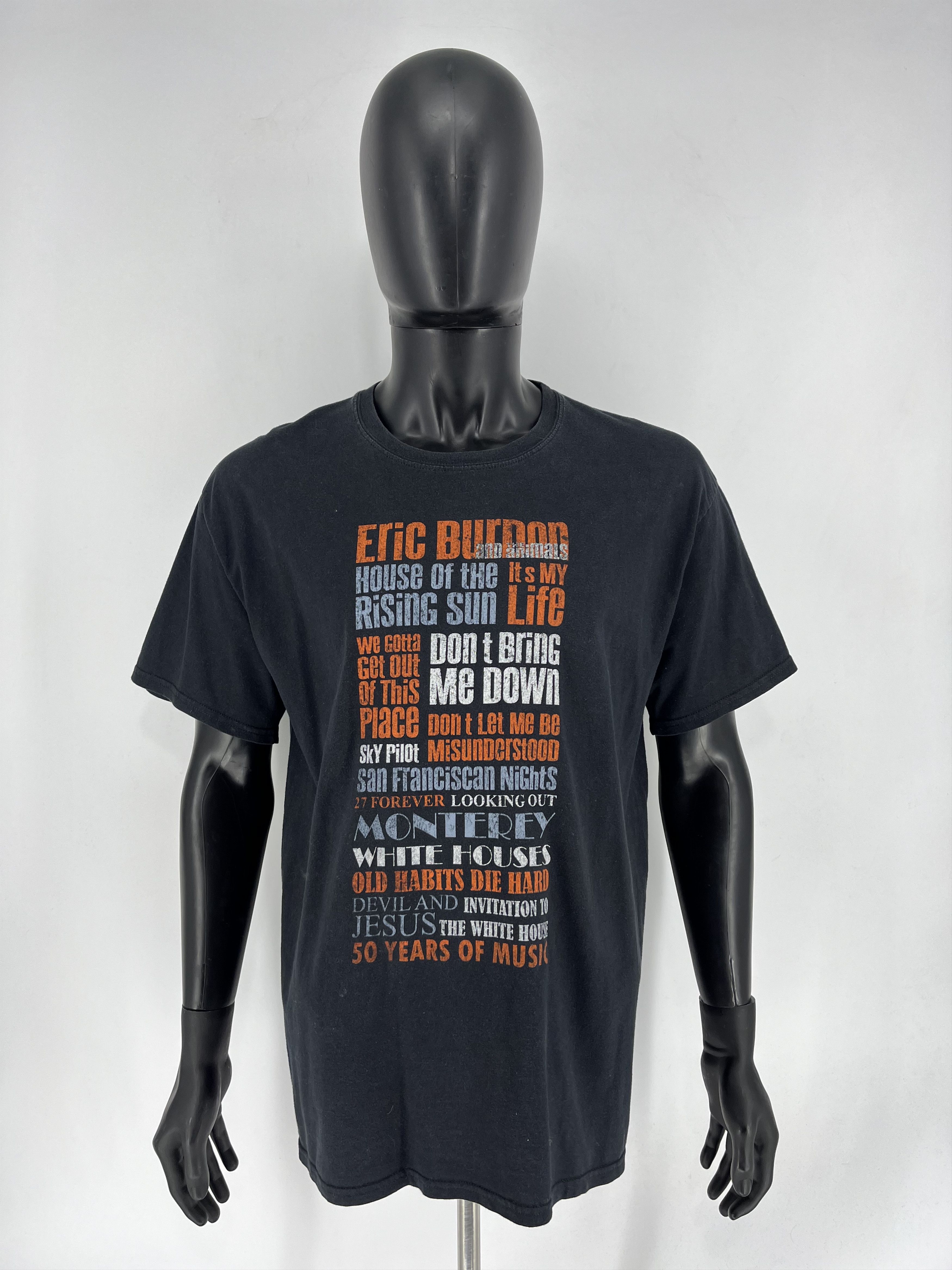 Band Tees × Vintage VINTAGE ERIC BURDON 00s Band Rock Tee Rare Tour Y2K Size US XL / EU 56 / 4 - 2 Thumbnail