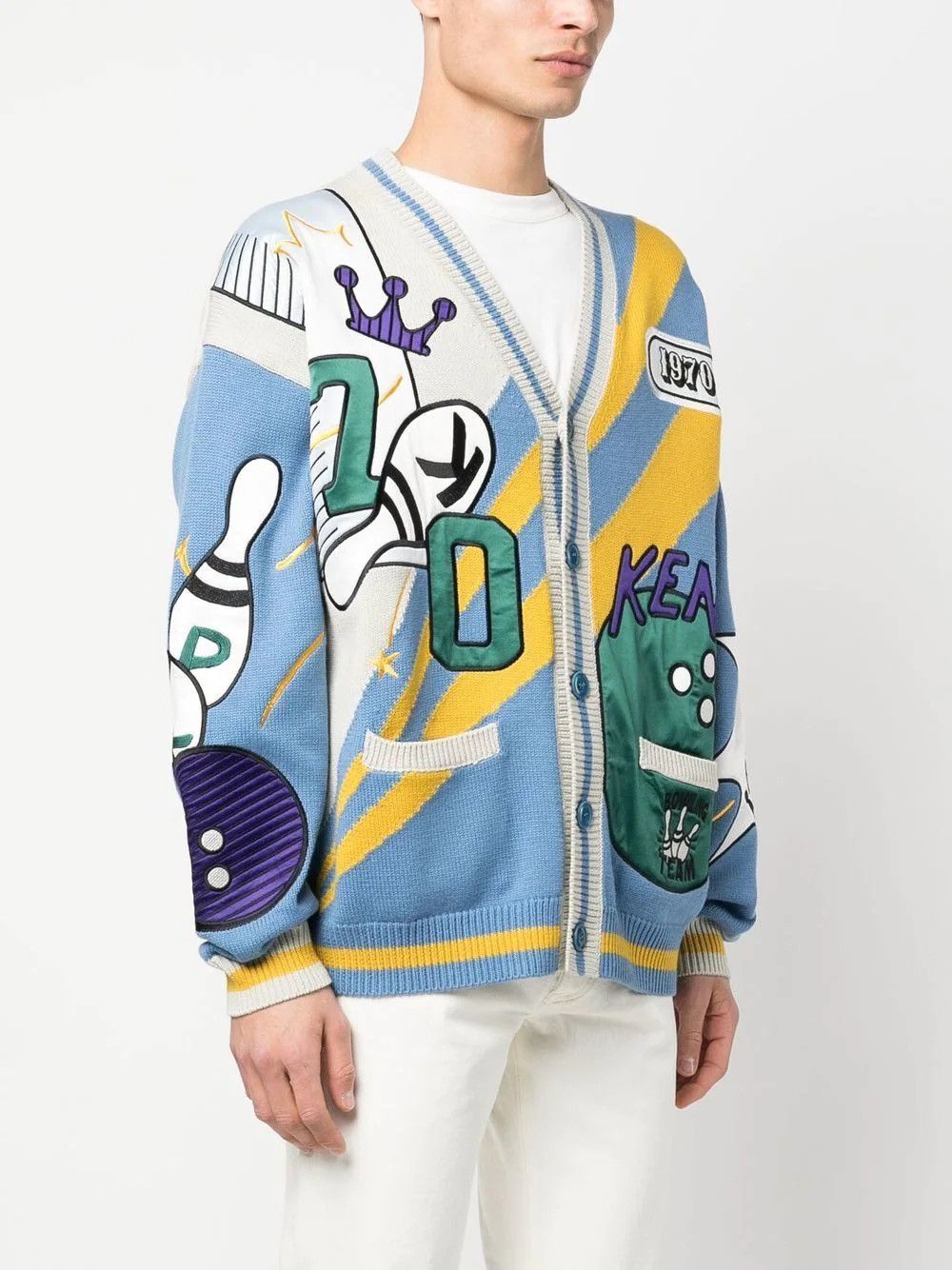 Kenzo KENZO Bowling Elephant Cardigan Size M Size US M / EU 48-50 / 2 - 3 Thumbnail