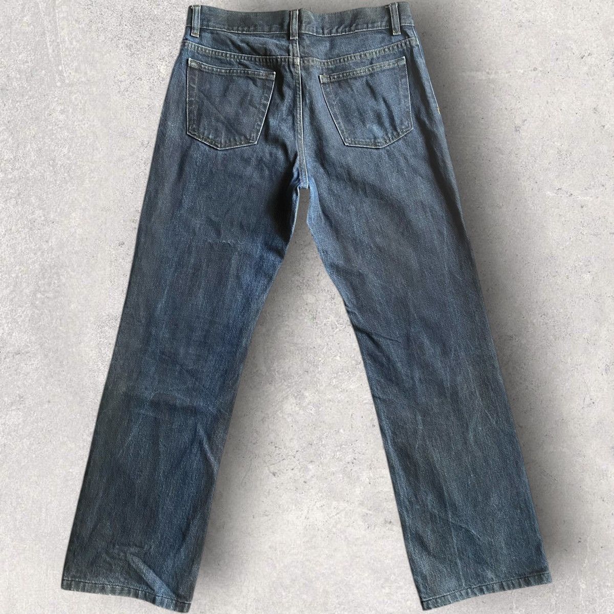 Helmut Lang Archive Coatd Denim Low Waist Contour Fit Size US 31 - 3 Thumbnail