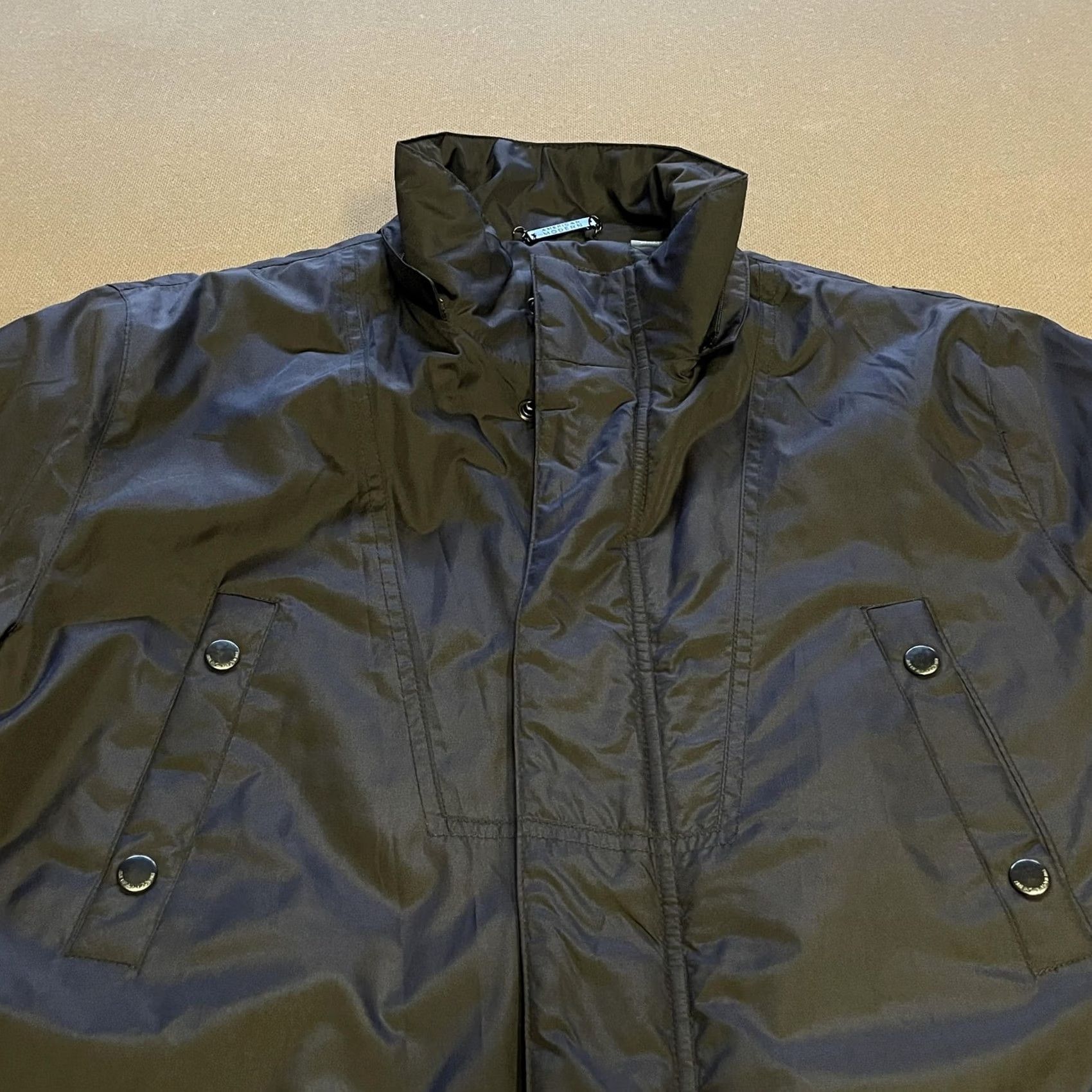 Alexander Julian VINTAGE? American Modern Alexander Julian Jacket Mens M Black Quilted Parka Coat Pockets Rain Coat Zip Full Insulated Water Resistant Size US M / EU 48-50 / 2 - 2 Thumbnail