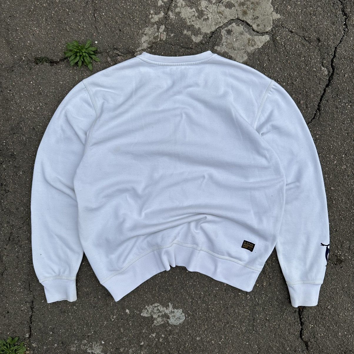 G-Star × Vintage Vintage G-Star Raw Sweatshirt Big Logo Y2K Style USA 00s Size US XXL / EU 58 / 5 - 2 Thumbnail