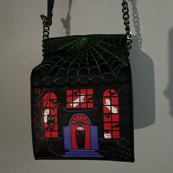 Mad Engine MAD engine haunted house NEW TikTok viral Halloween bag Size ONE SIZE - 3 Thumbnail