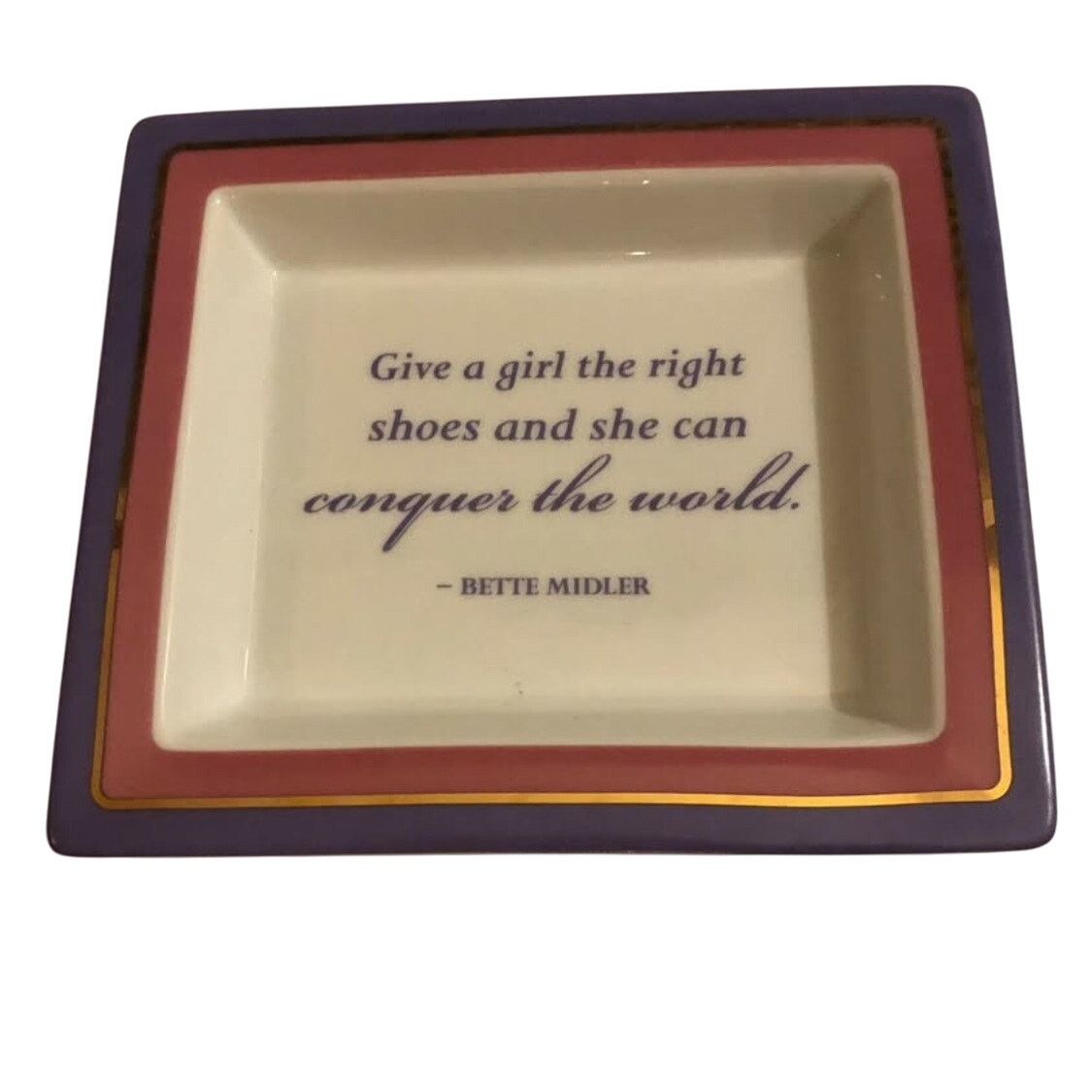 Other Give girl the right shoes she can conquer world ashtray Size ONE SIZE - 1 Thumbnail