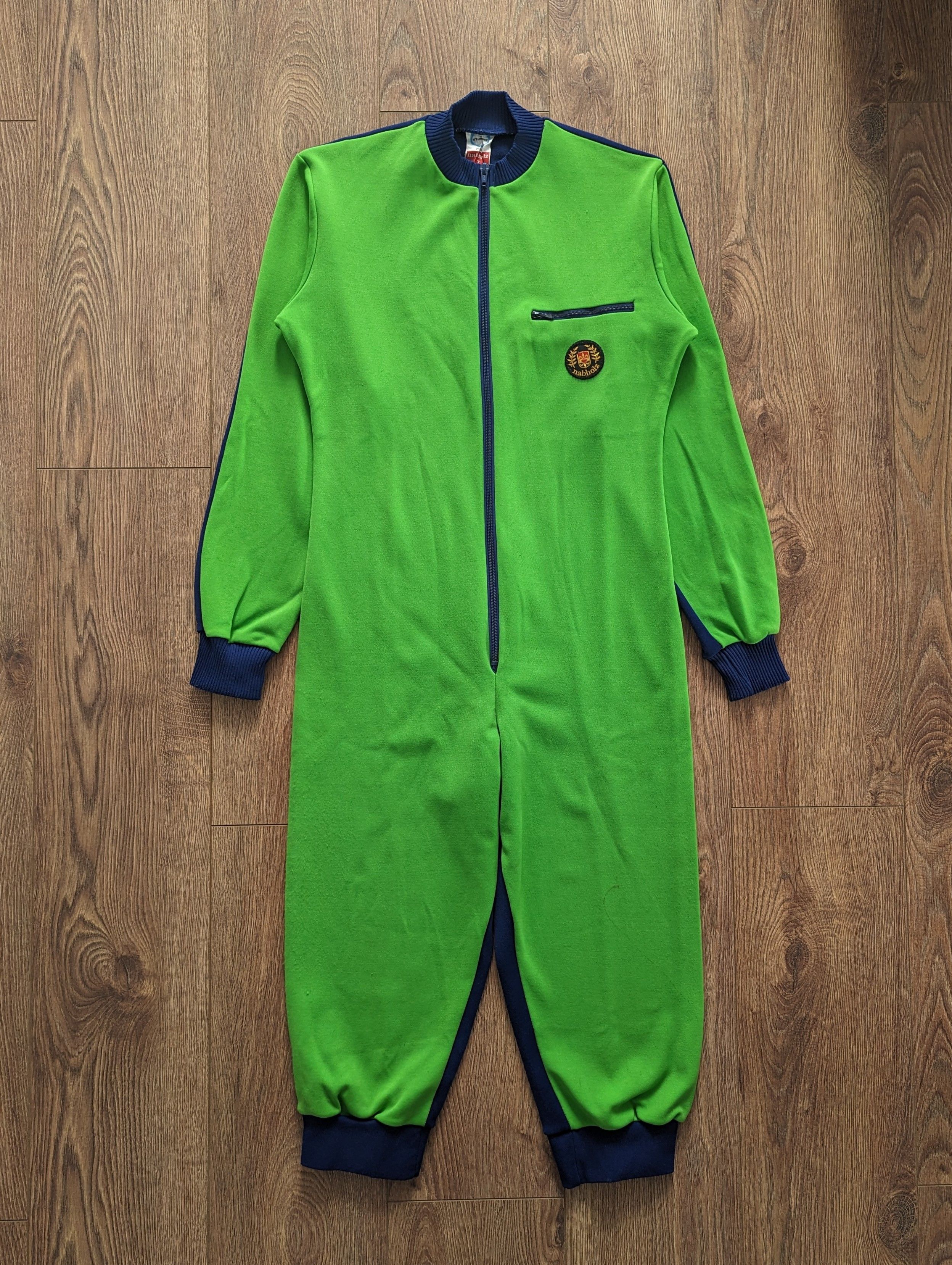 Vintage Vintage 80s Nylsuisse Nabholz Men's Tracksuit Very Rare Size 36R - 1 Thumbnail