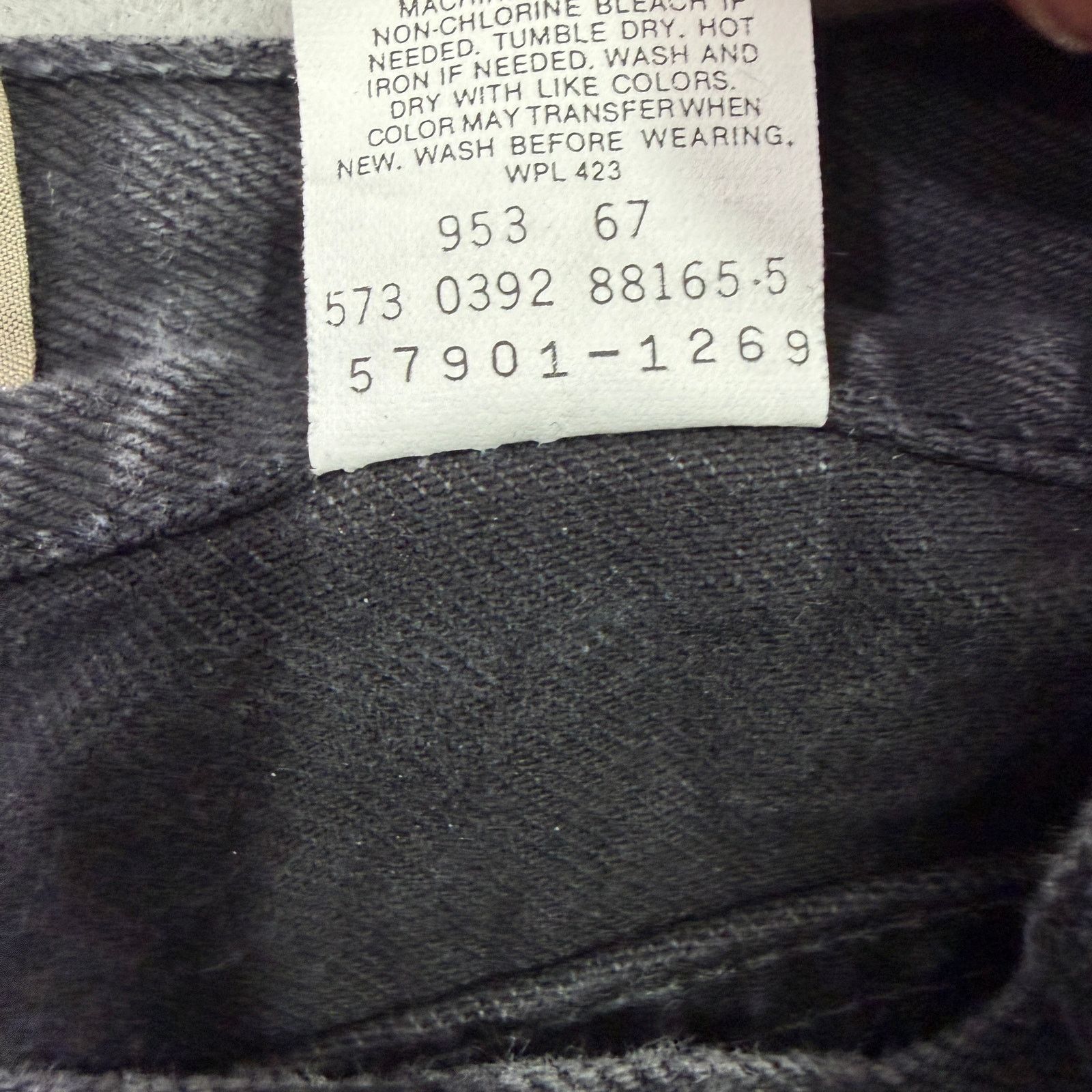 Vintage Vintage Levis 900 Jeans Womens 7 (26x32) Black Mom High Rise Size 26" / US 2 / IT 38 - 5 Thumbnail