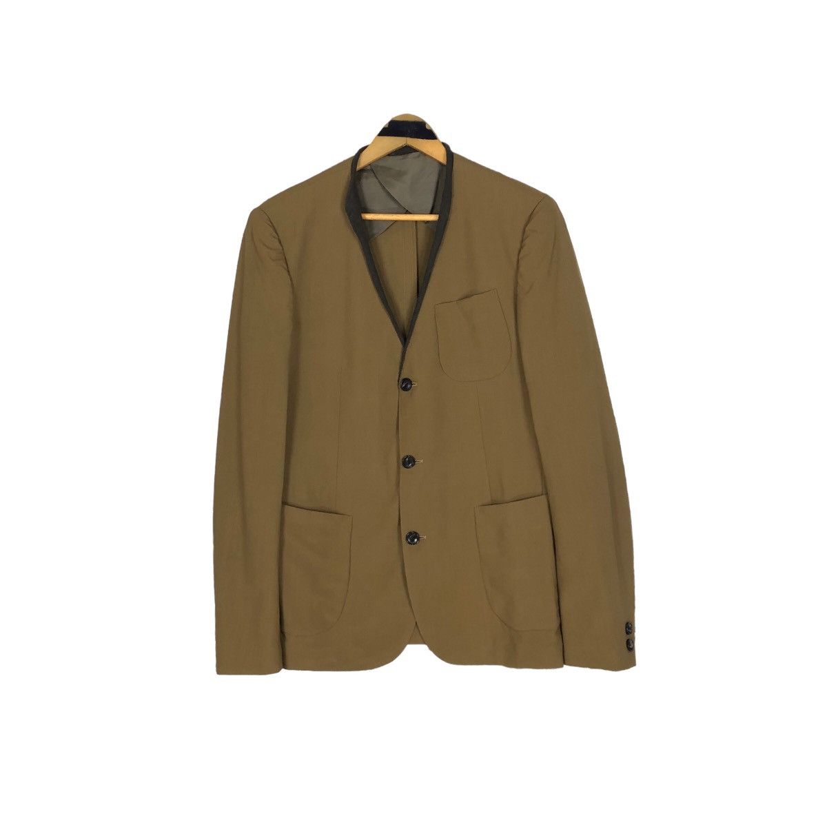 Japanese Brand Kolor Light Jacket Single Breasted Coat 13SCM-J08108 Size US M / EU 48-50 / 2 - 2 Thumbnail