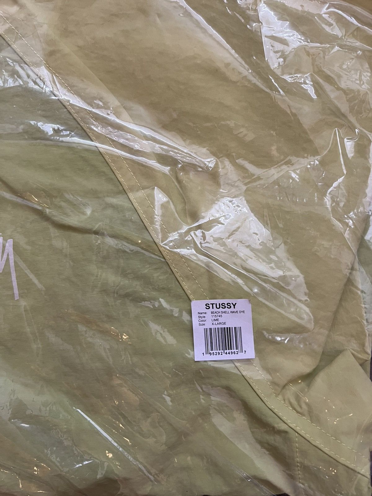Stussy Stussy beach shell Wave Lime XL Size US XL / EU 56 / 4 - 7 Thumbnail