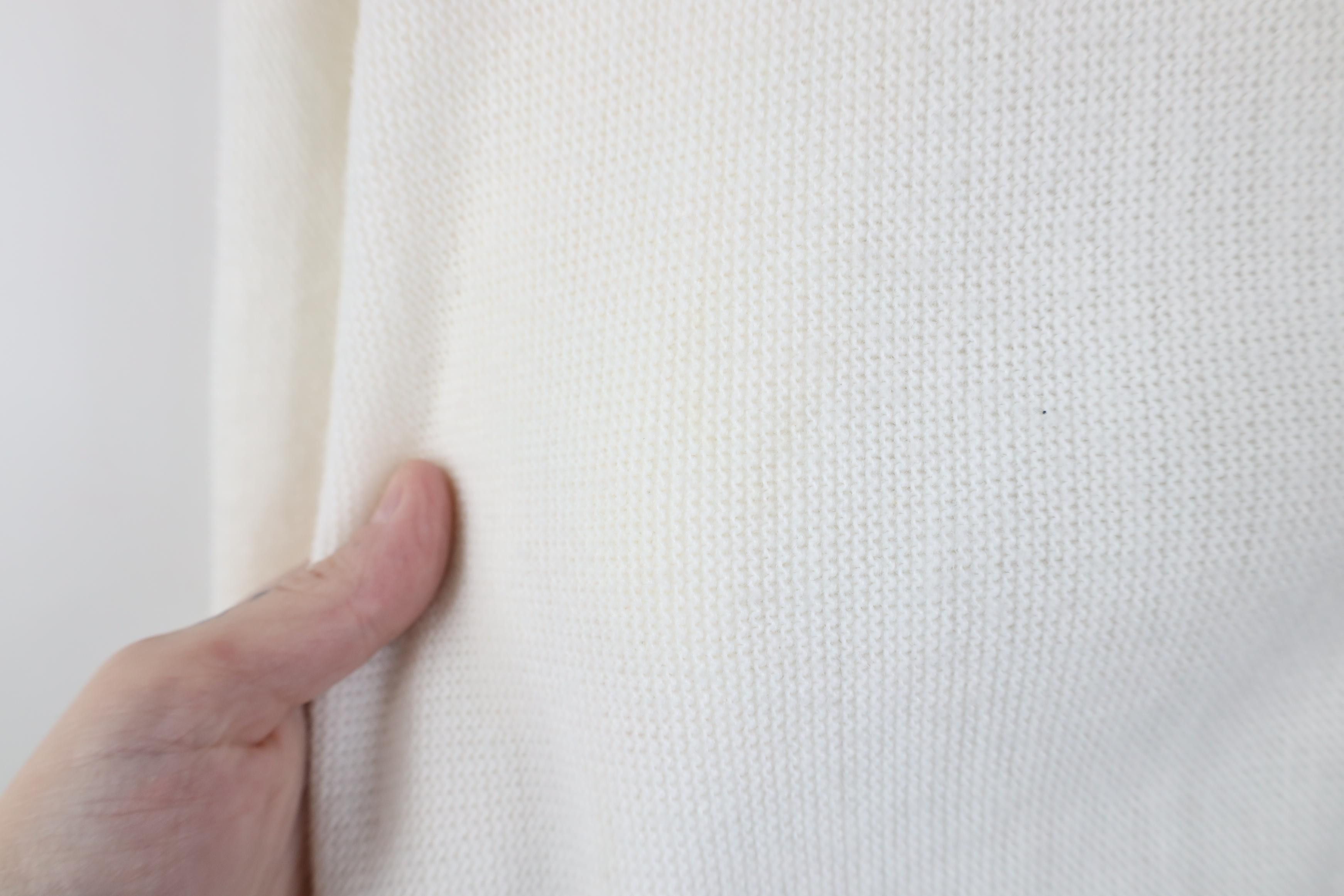 Vintage Vintage 70s Streetwear Knit Cardigan Sweater White USA Size US L / EU 52-54 / 3 - 7 Thumbnail