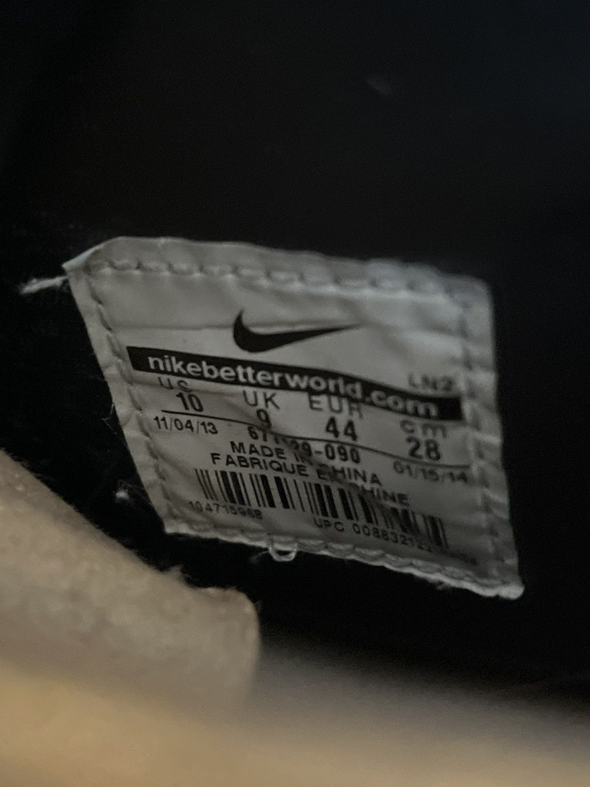 Nike × Pigalle Nike Pigalle Air Force 1 High Black Gold Size US 10 / EU 43 - 8 Thumbnail