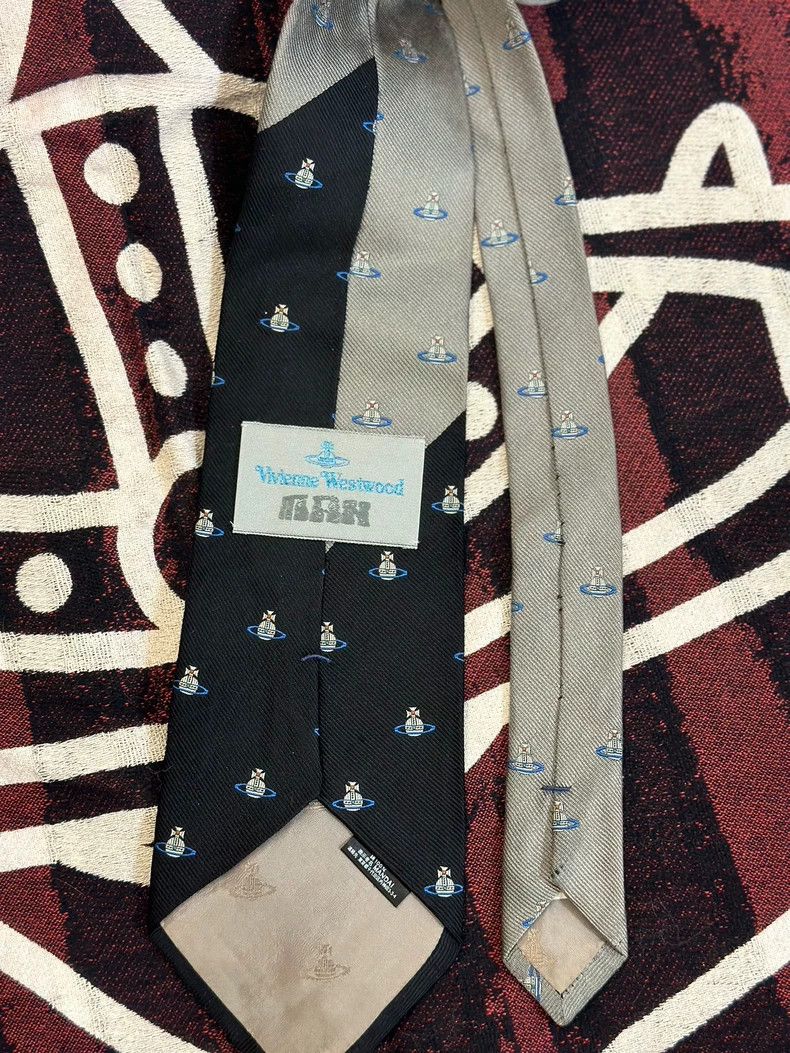 Vivienne Westwood Vivienne Westwood Saturn patchwork tie Size ONE SIZE - 2 Thumbnail