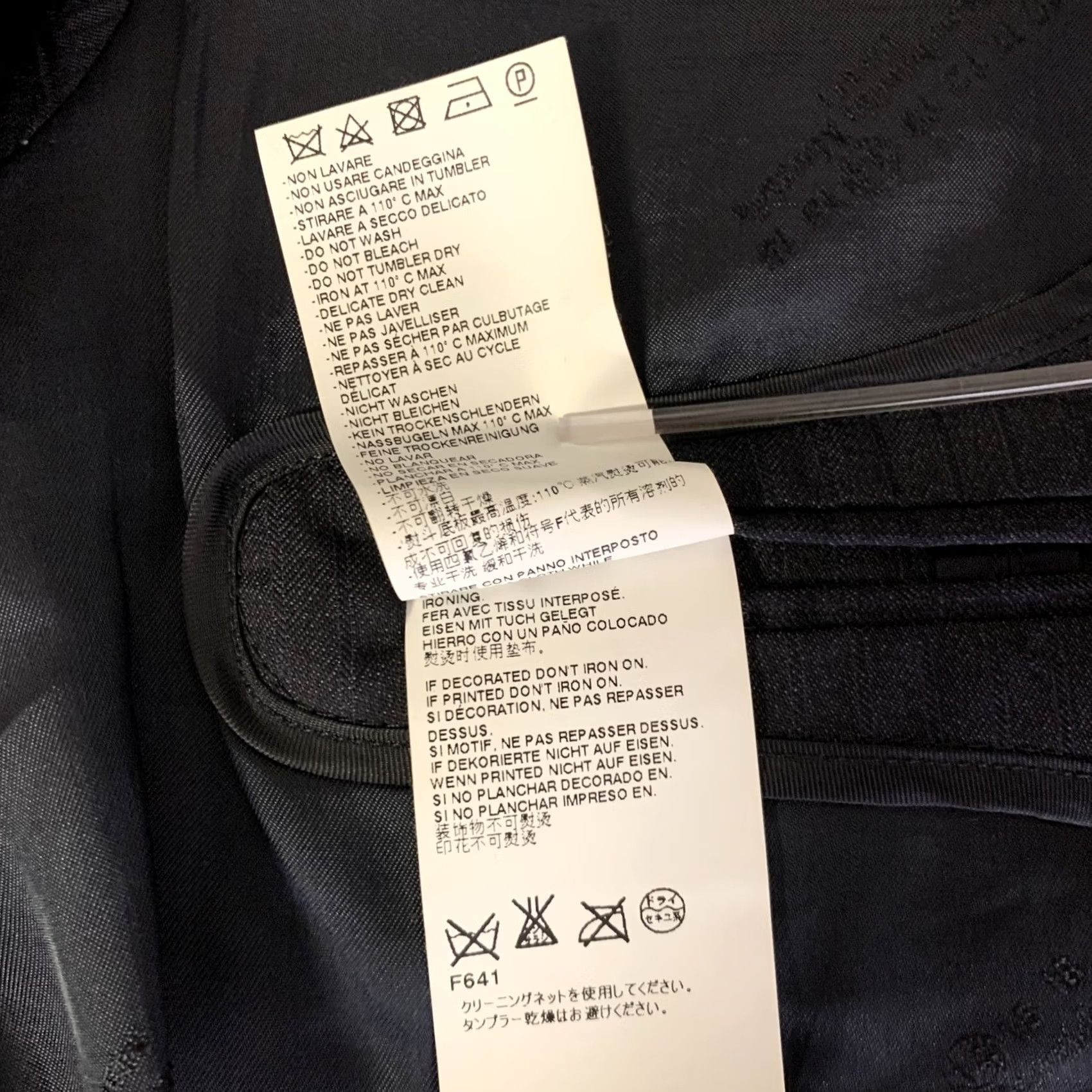 Maison Margiela MAISON MARGIELA Sport Coat 42 Notch Lapel Pinstripe Wool Grey Charcoal Men Adult Italy Size US XS / EU 42 / 0 - 7 Thumbnail