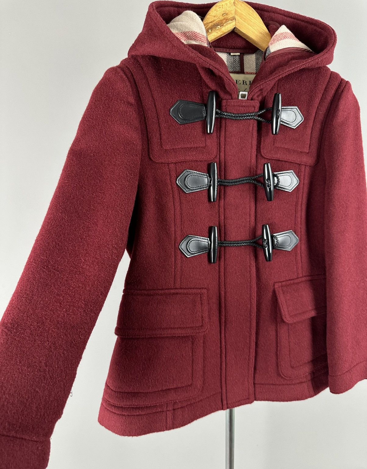 Burberry Burberry - Wool Short Black Well Duffle Coat Size XS / US 0-2 / IT 36-38 - 6 Thumbnail