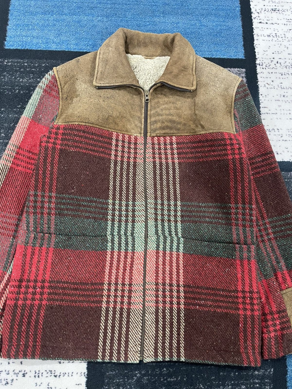 Beams Plus × Vintage Vintage Beams Y.Akamine Plaid Wool Jacket Size US L / EU 52-54 / 3 - 5 Thumbnail