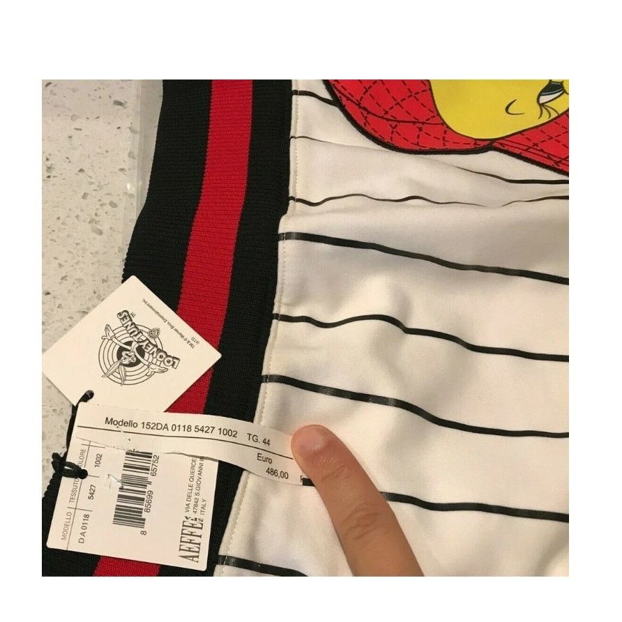 Moschino AW15 MOSCHINO Couture Jeremy Scott Looney Tunes Pencil Skirt Size 32" / US 10 / IT 46 - 2 Thumbnail