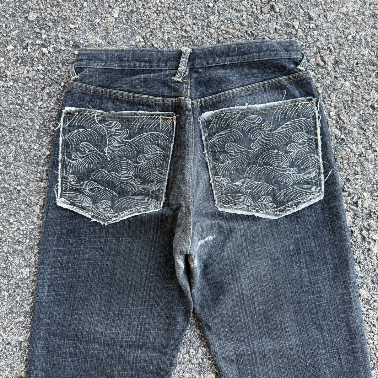 Japanese Brand × Jean × Vintage VINTAGE GUMU INTERNATIONAL BLACK JEAN DENIM PANTS Size US 32 / EU 48 - 10 Thumbnail