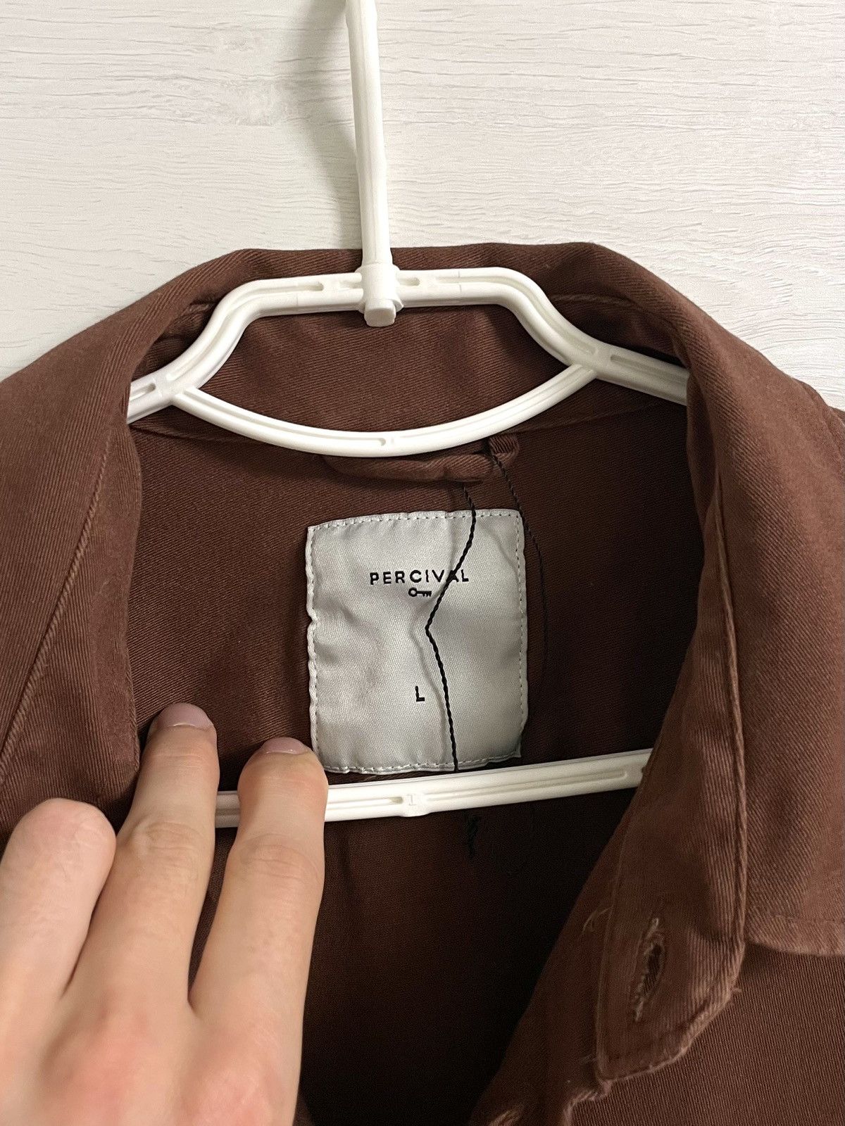 Percival Percival Chore Overshirt Work Utility Jacket Shacket Shirt Size US L / EU 52-54 / 3 - 4 Thumbnail