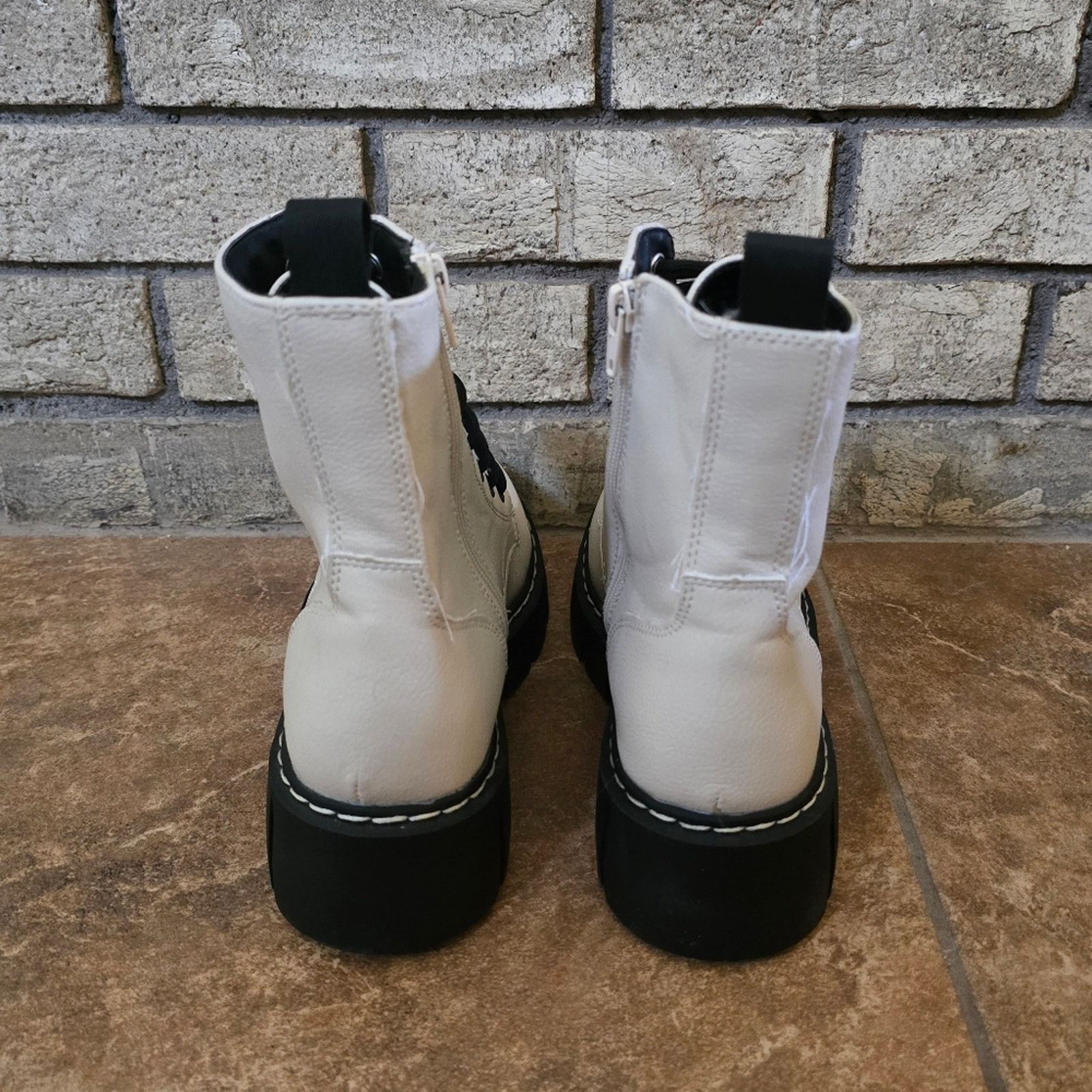 UNIONBAY Beige | UNIONBAY | Lester Laced Up Boots Size US 7 / IT 37 - 4 Thumbnail