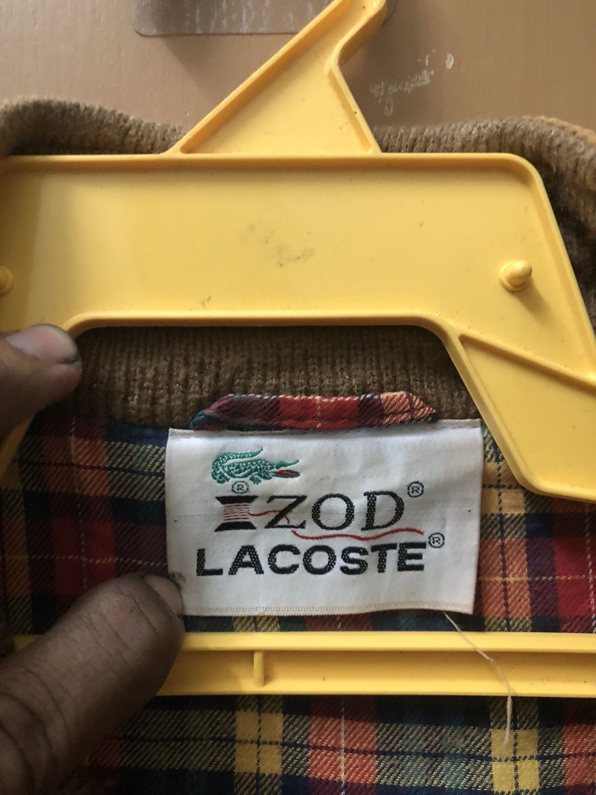 Lacoste × Vintage Vintage Lacoste corduroys bombers jacket style Size US XL / EU 56 / 4 - 4 Thumbnail