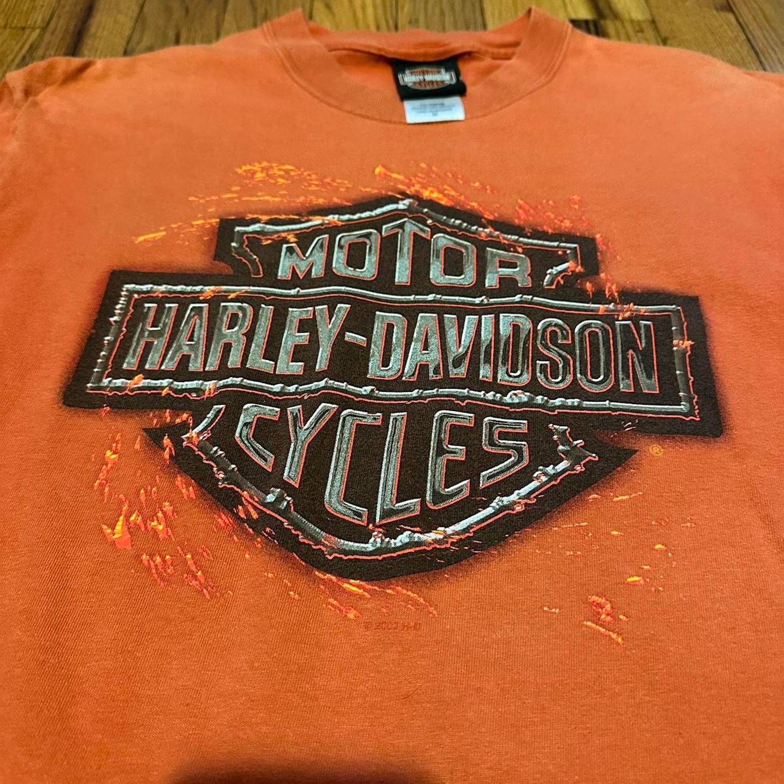 Harley Davidson Vintage 2003 Harley Davidson Motorcycle Sheltons Durham NC M Size US M / EU 48-50 / 2 - 6 Thumbnail