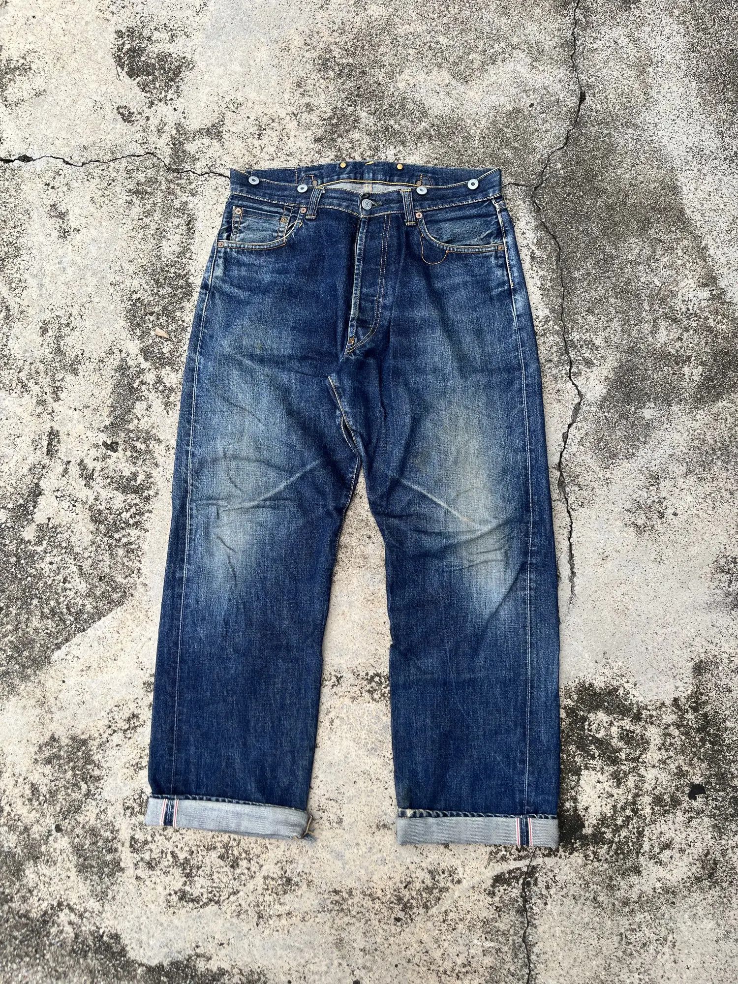 Evisu Evisu Dowluck Wide Leg Denim Size US 34 / EU 50 - 5 Thumbnail