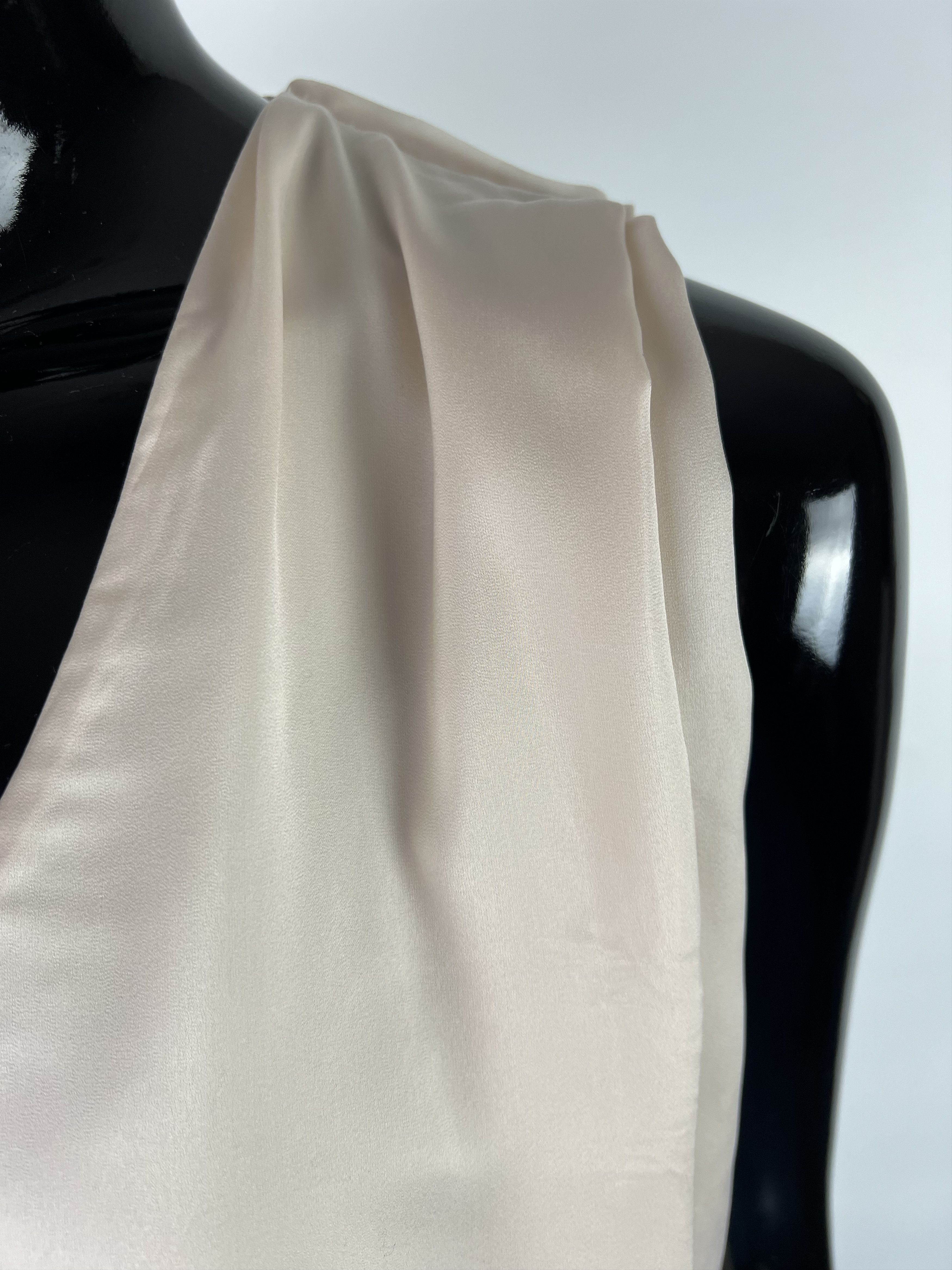 Acne Studios Acne Mallory Beige Sleeveless Draped Short Dress Size 34 Size XS / US 0-2 / IT 36-38 - 6 Thumbnail