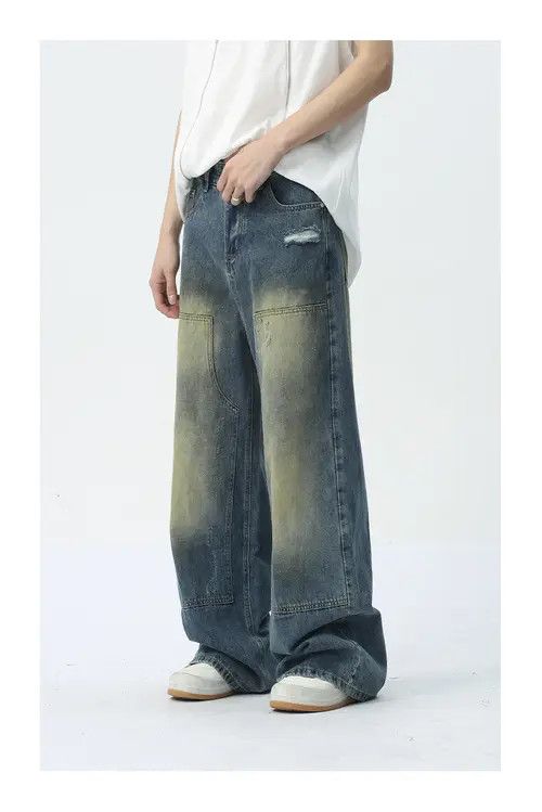 Other Retro street patchwork ripped distressed jeans Size US 32 / EU 48 - 6 Thumbnail