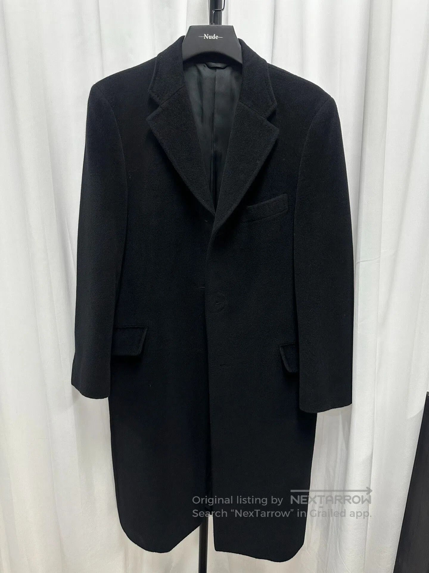 Yohji Yamamoto Soft Blend Wool Overcoat for Fall. Size US M / EU 48-50 / 2 - 1 Thumbnail