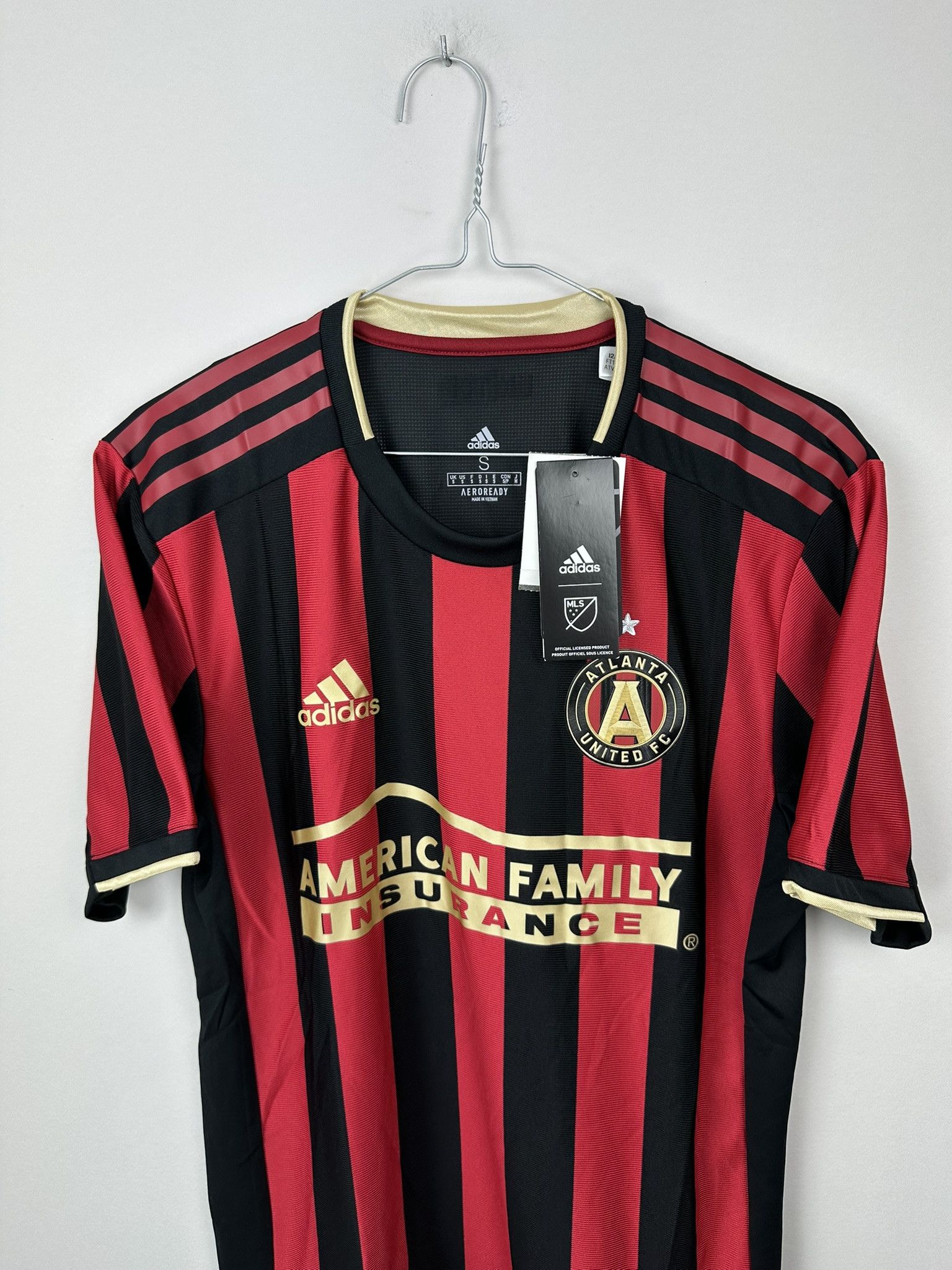 Adidas BNWT PLAYER ISSUE Atlanta United FC 2019/20 Home [S] Size US S / EU 44-46 / 1 - 3 Thumbnail