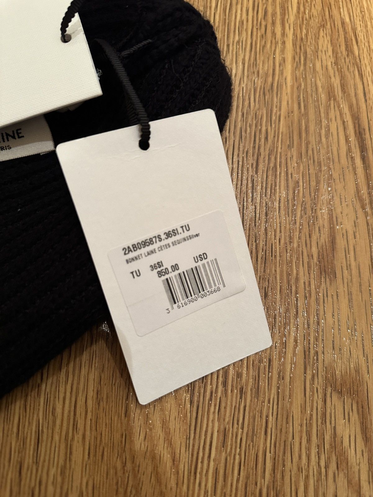 Celine × Hedi Slimane Celine Sequin beanie boy doll Hedi Silmane Size ONE SIZE - 9 Thumbnail