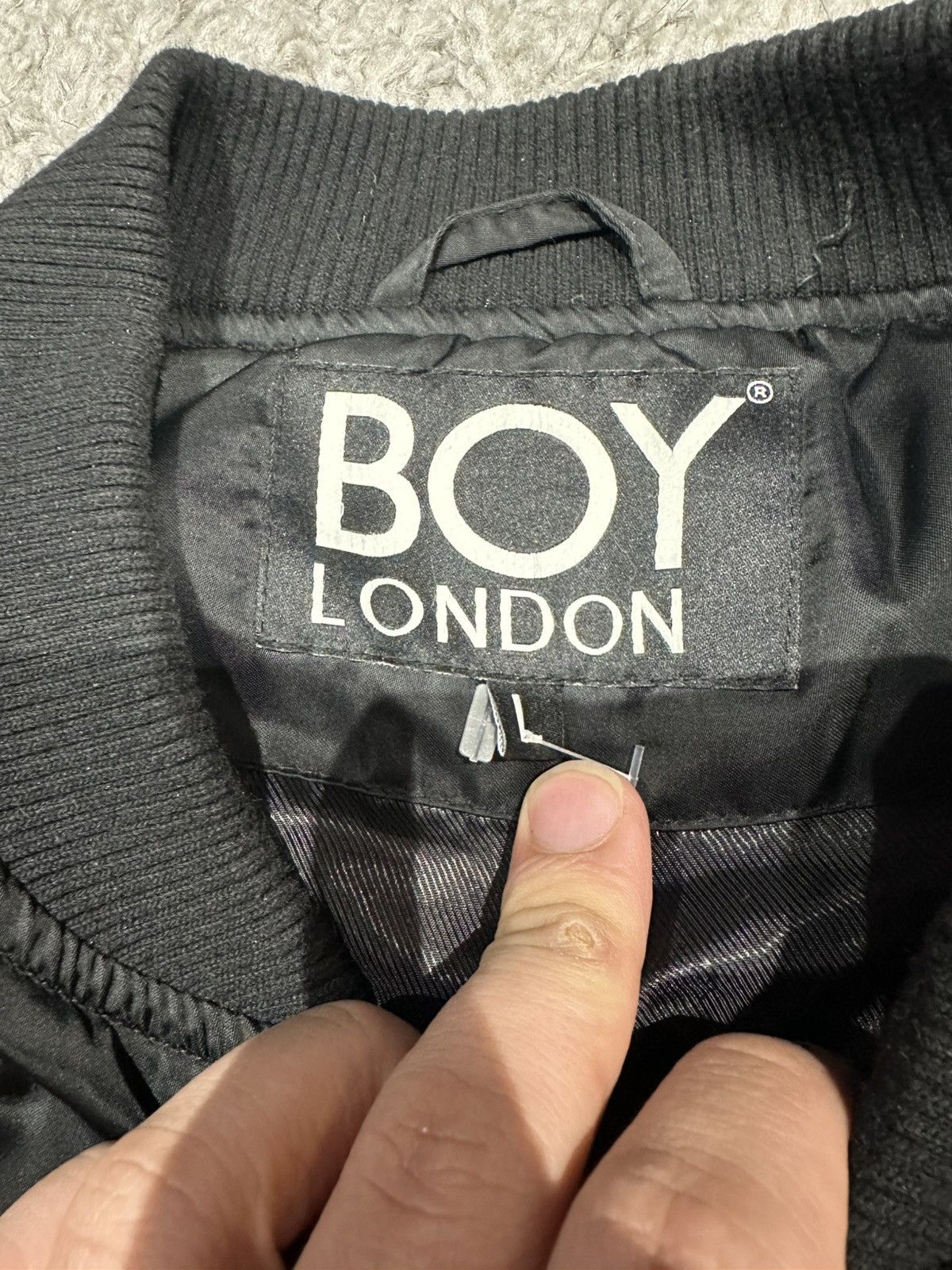 Boy London Bomber BOY LONDON BLACK JACKET SIZE L Size US L / EU 52-54 / 3 - 6 Thumbnail