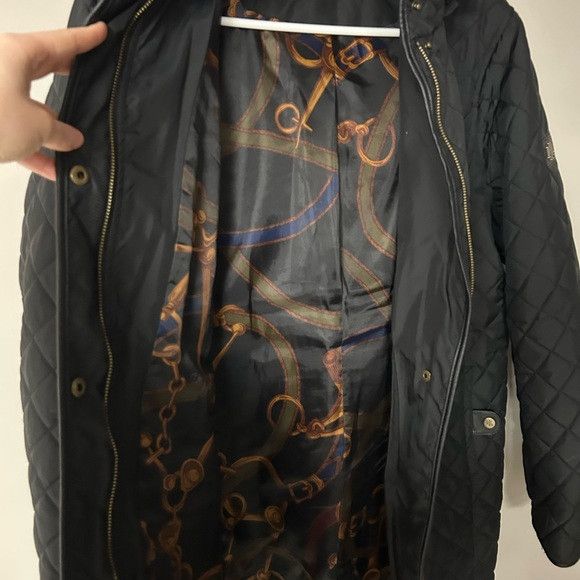 Ralph Lauren Ralph Lauren Black Quilted Field Coat Size L / US 10 / IT 46 - 6 Thumbnail