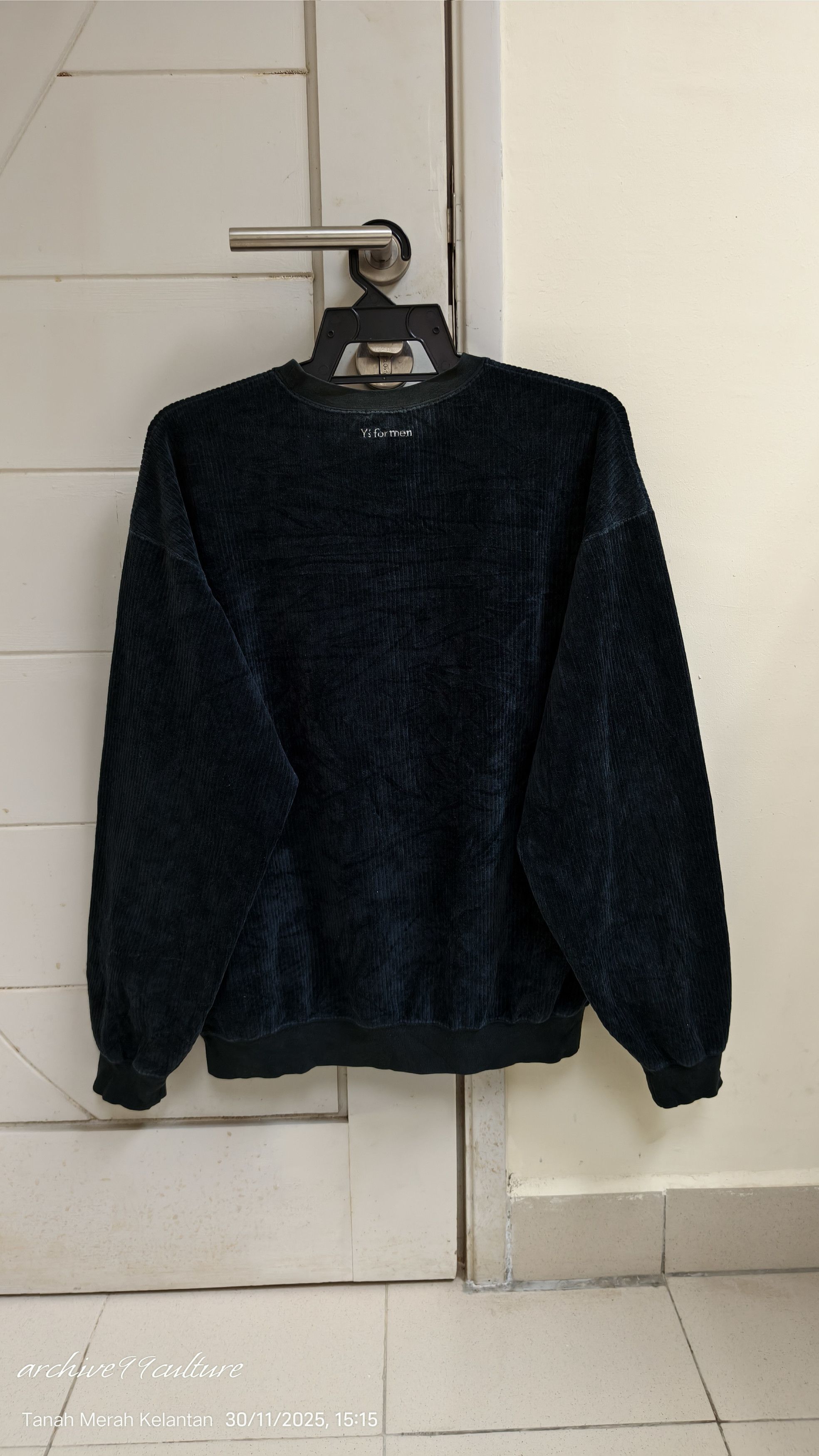 Y's for Men Vintage Y's for men embroidered big logo's velvet sweater Size US M / EU 48-50 / 2 - 2 Thumbnail