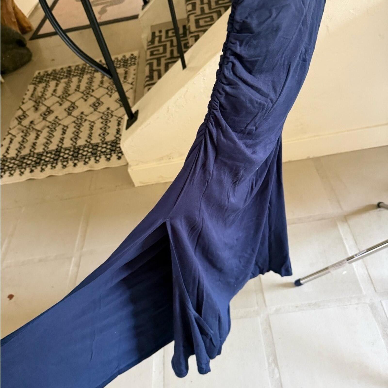 Anthropologie Anthropologie Daily Practice Ready Set Go Midi Dress Navy S Size S / US 4 / IT 40 - 12 Thumbnail