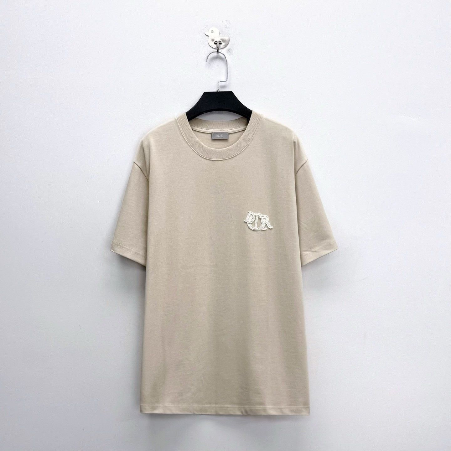 Dior Dior SS25 Beige Embroidered Logo Short - Sleeve Size US M / EU 48-50 / 2 - 1 Thumbnail