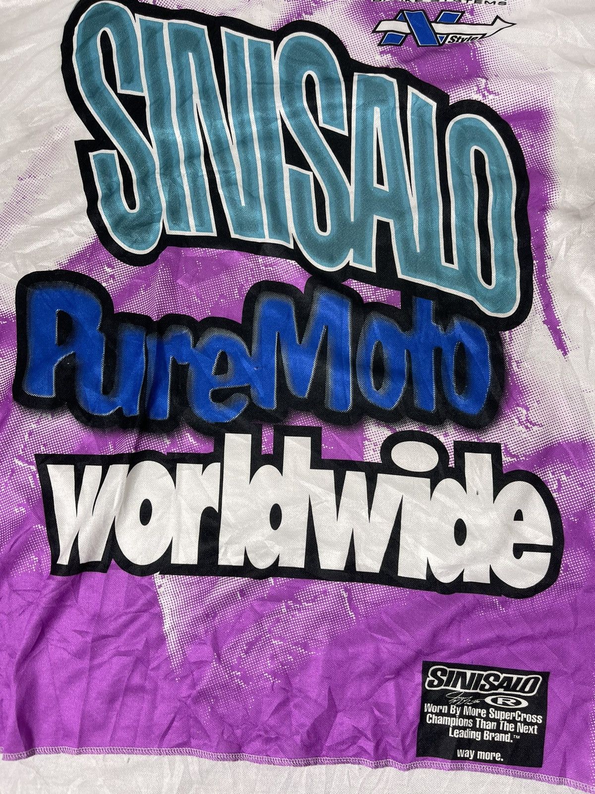 Formula 1 × Vintage Vintage 80’s OG Sinisalo Pure wordwide Racing Jersey Size US L / EU 52-54 / 3 - 5 Thumbnail