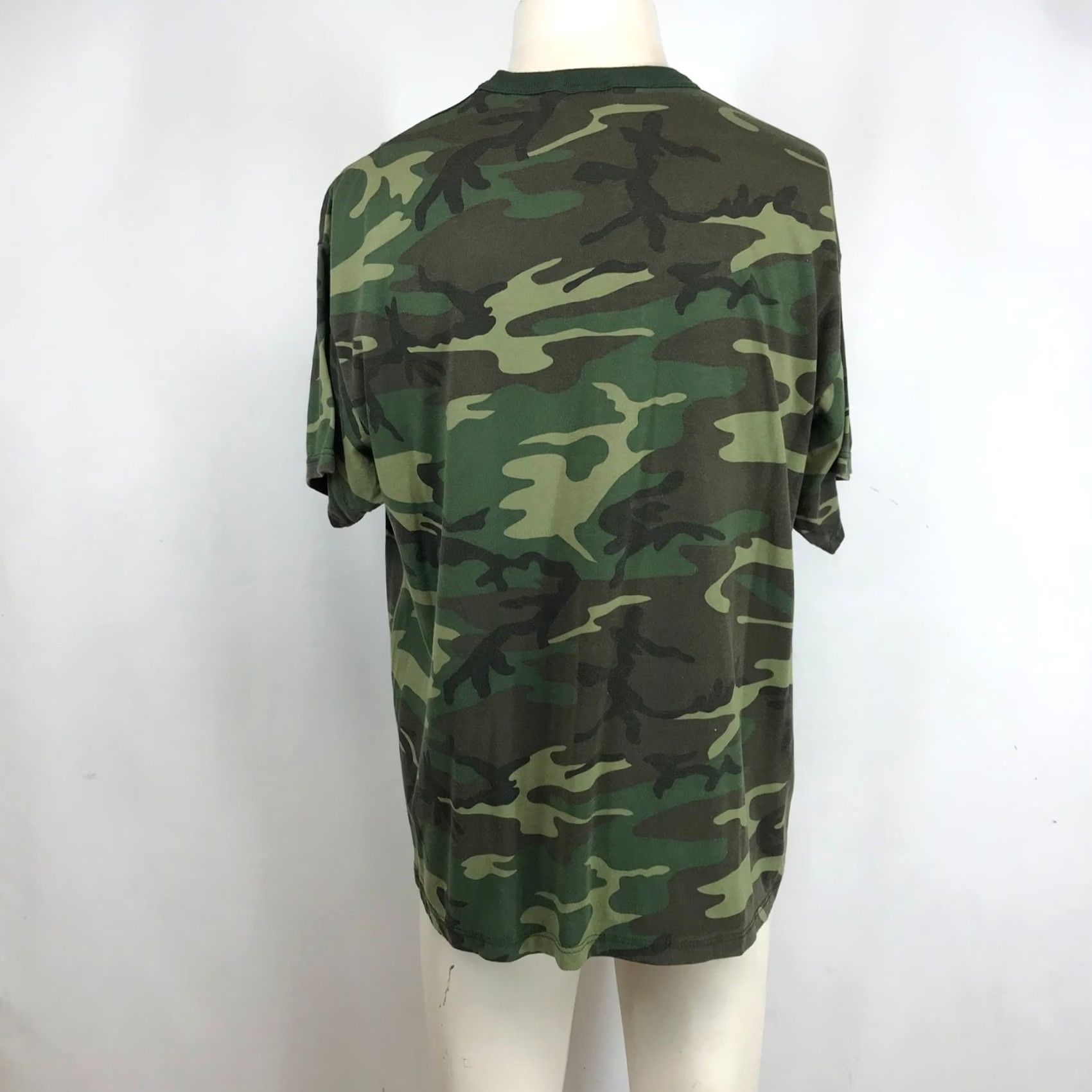 Rothco vtg Rothco Woodland Camo T-Shirt XL Green Brown Tactical Military Made in USA Size US XL / EU 56 / 4 - 5 Thumbnail