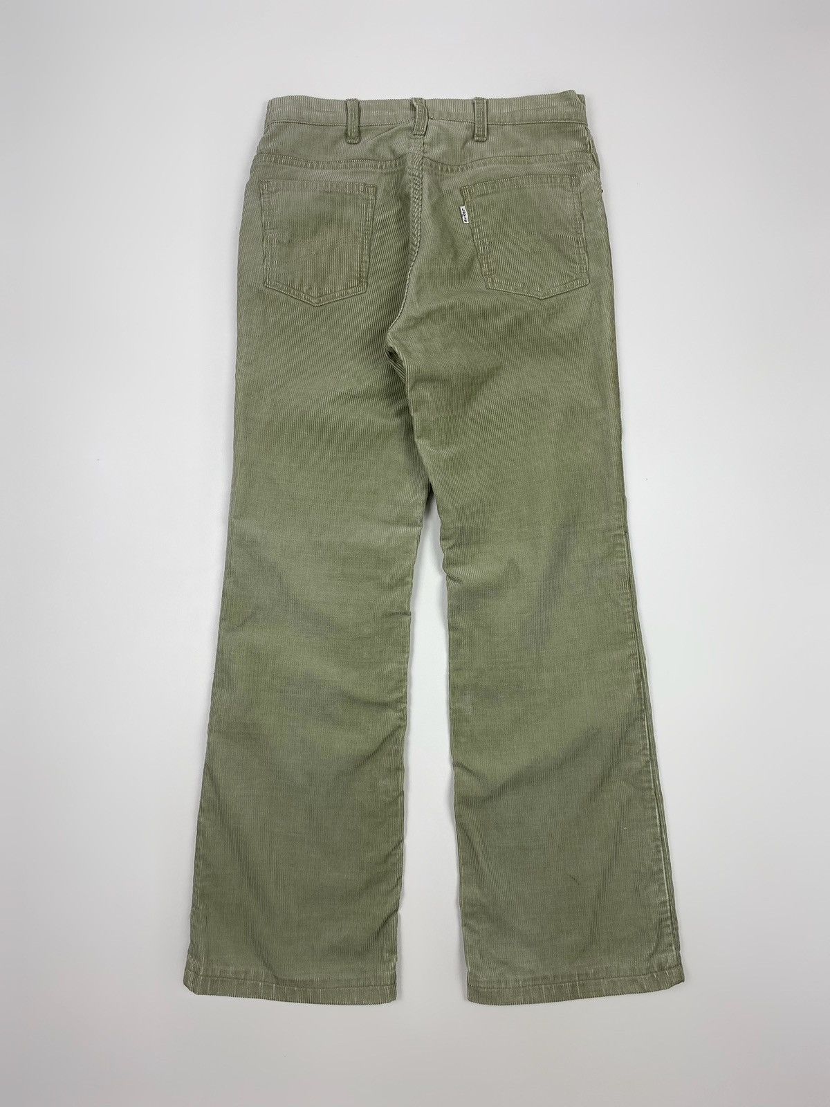 Levi's 1970’s Levi’s White Tab Bell Bottom Corduroy Flares Pants Size US 31 - 15 Thumbnail