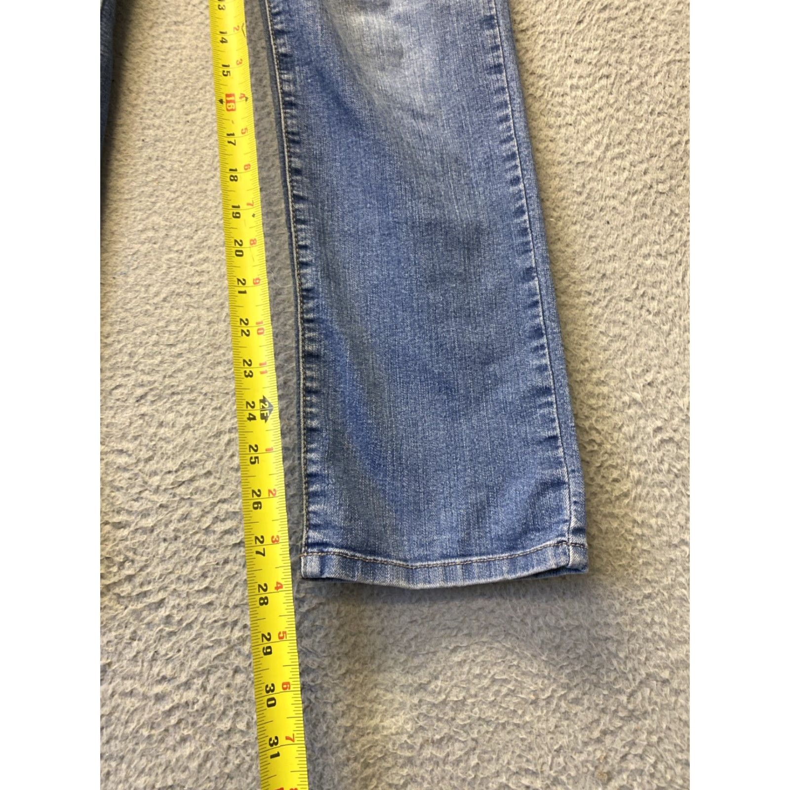 NYDJ NYDJ Women's Pants Jeans Size 0 Ankle Blue Straight Leg Size 25" / US 0 / IT 36 - 6 Thumbnail
