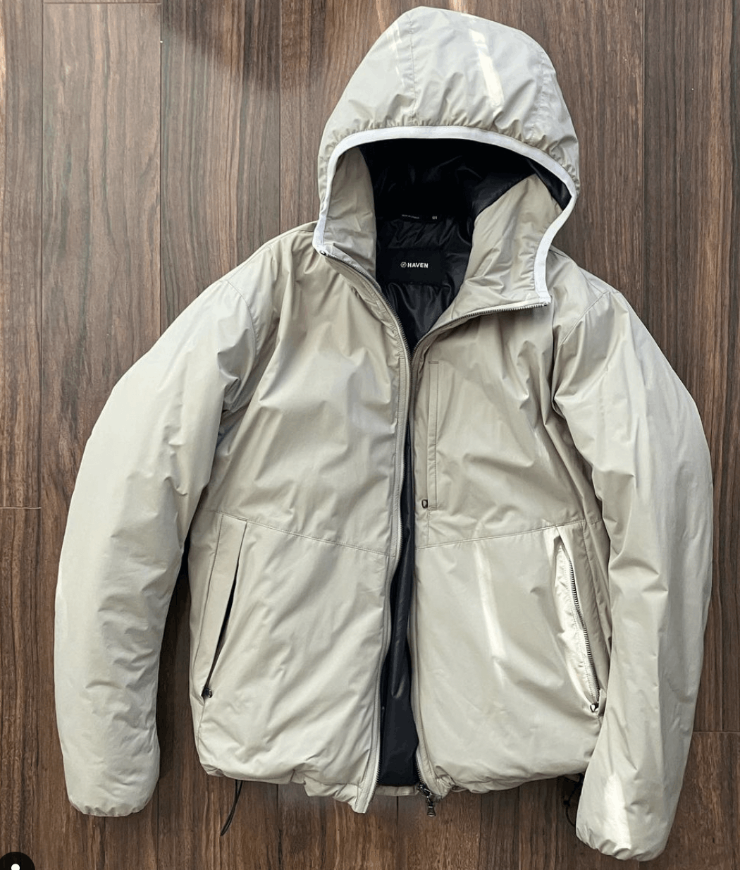 image of Haven Logan Parka Gore-Tex Primaloft Insulated Jacket in Beige, Men's (Size Small)