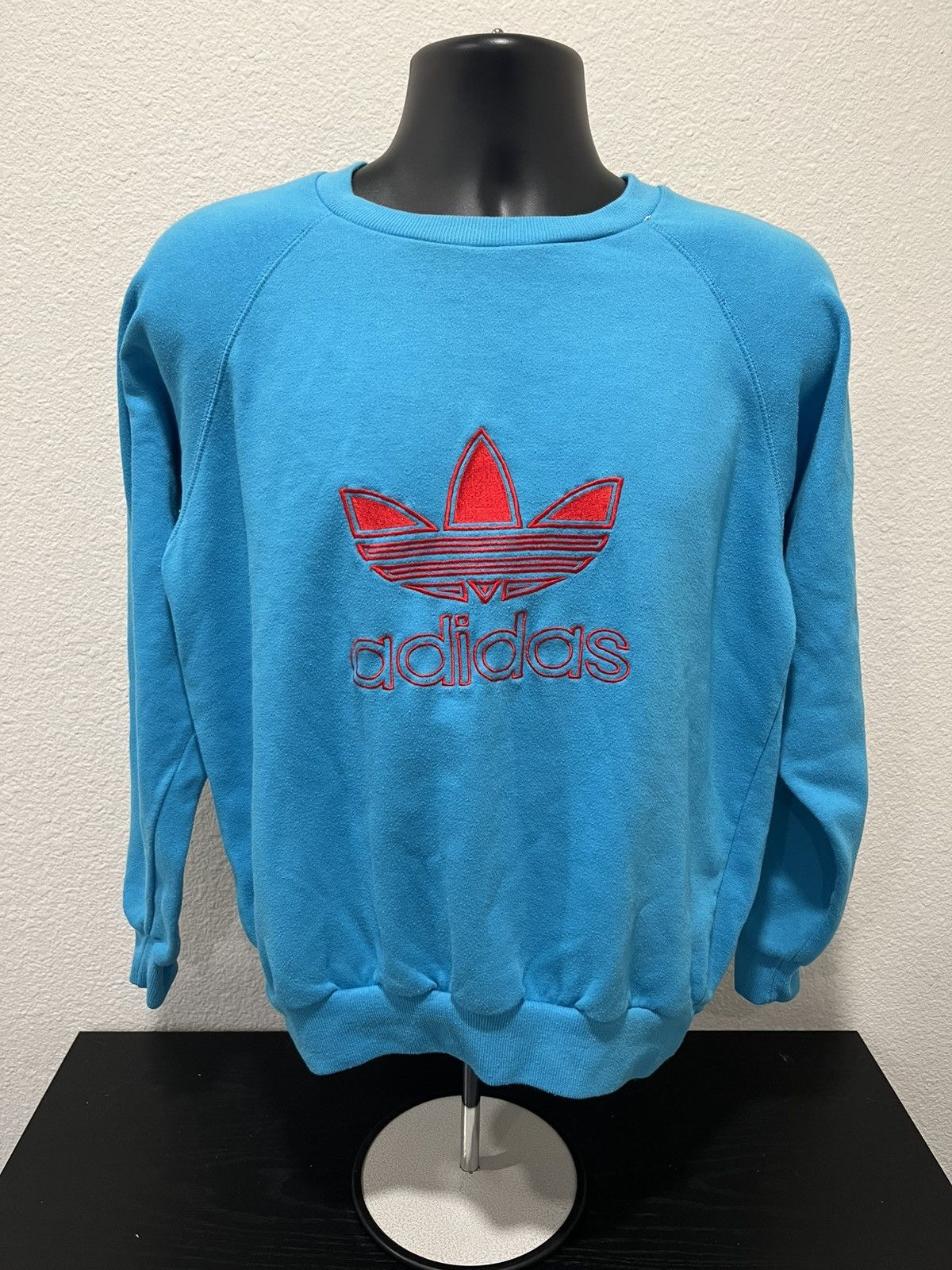 Adidas × Vintage Vintage 80s adidas embroidered sweatshirt Size US M / EU 48-50 / 2 - 1 Thumbnail