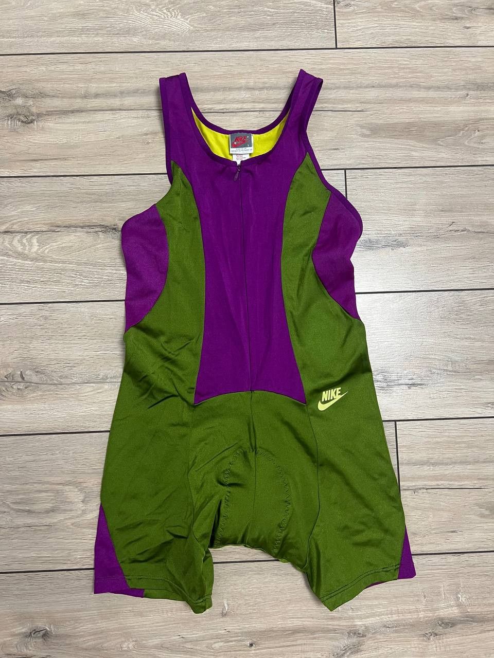 Nike × Vintage Vintage Nike International 2 Piece Cycling Suit Jersey Bibs Size US L / EU 52-54 / 3 - 8 Thumbnail