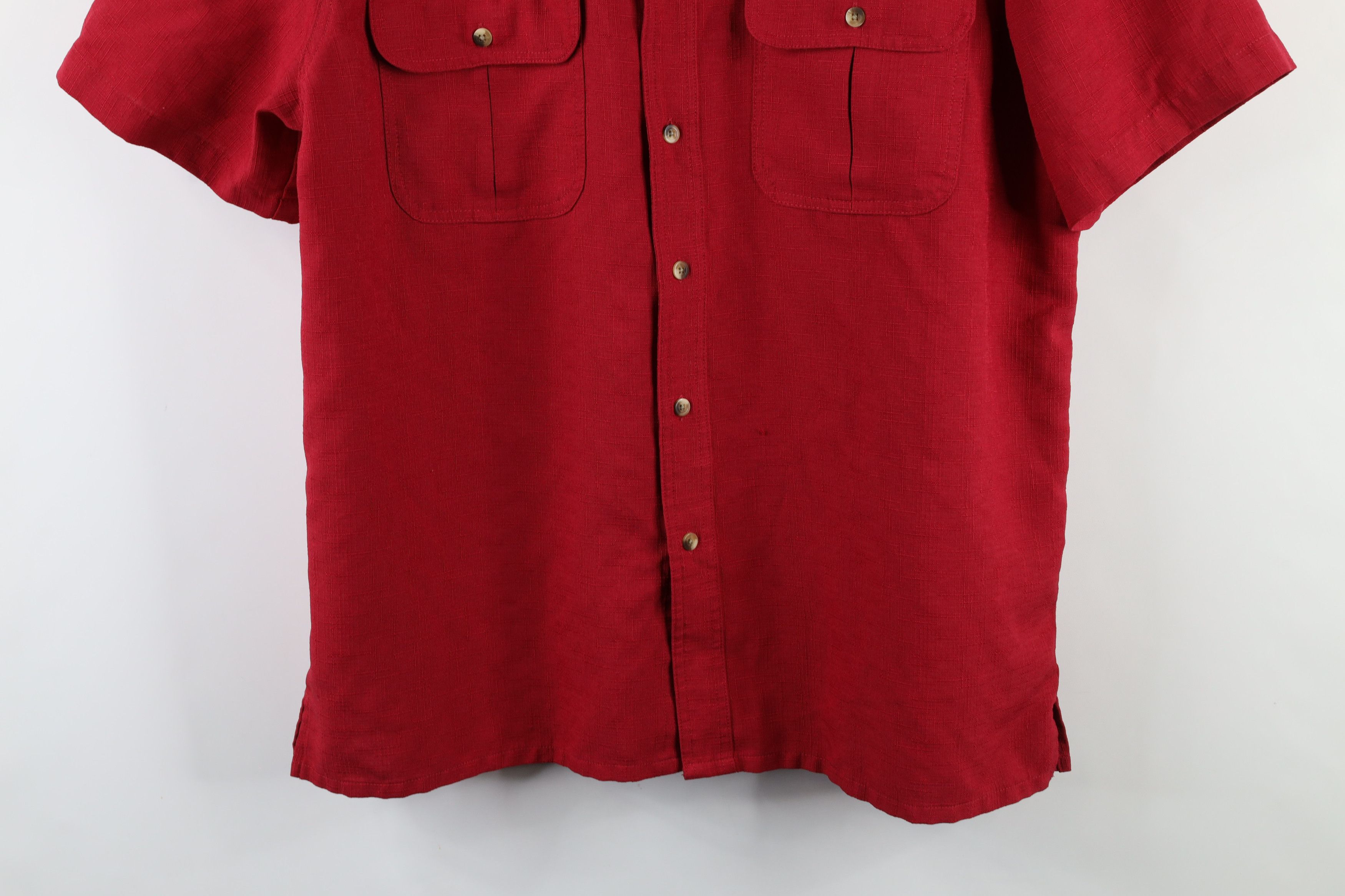 Vintage Vintage 90s Streetwear Short Sleeve Collared Button Shirt Size US L / EU 52-54 / 3 - 3 Thumbnail