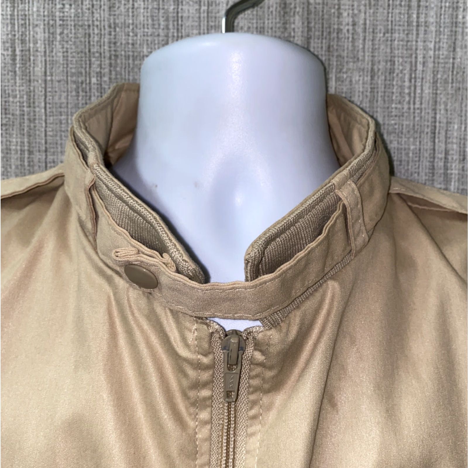 Vintage Four Seasons Jacket Full Zip Beige L Mens Size Regular Cotton/Polyester Size US L / EU 52-54 / 3 - 3 Thumbnail