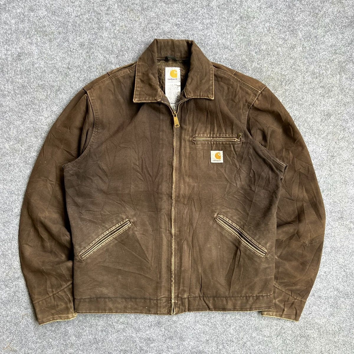 Carhartt × Vintage Vintage Carhartt Detroit Jacket EJ097 DKB Size US S / EU 44-46 / 1 - 1 Thumbnail