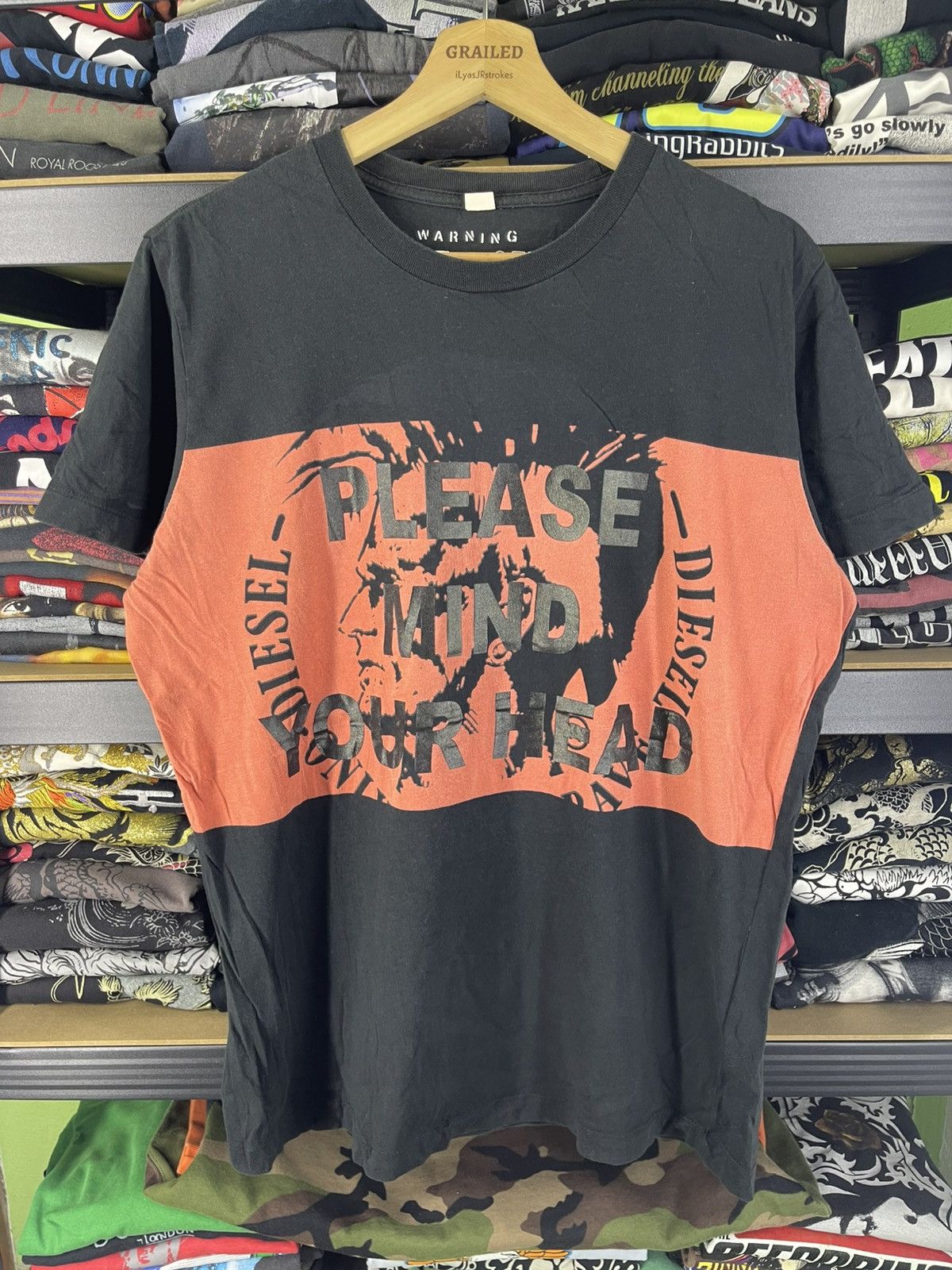 Diesel Vintage Diesel More Kaos Over You Shirt Tee Size US M / EU 48-50 / 2 - 1 Thumbnail